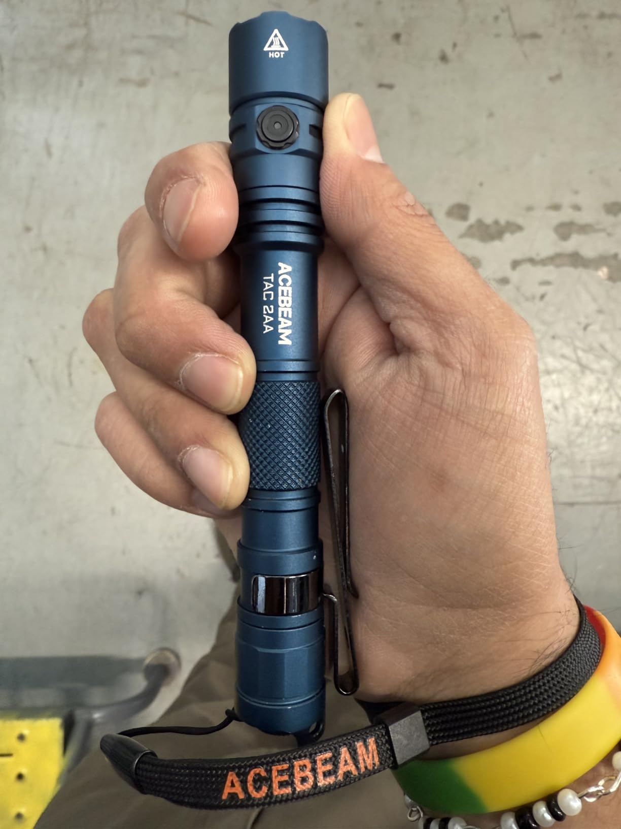 ACEBEAM TAC 2AA EDC Tactical Dual Modes Flashlight, 1400 High Lumens Light customer photo 2