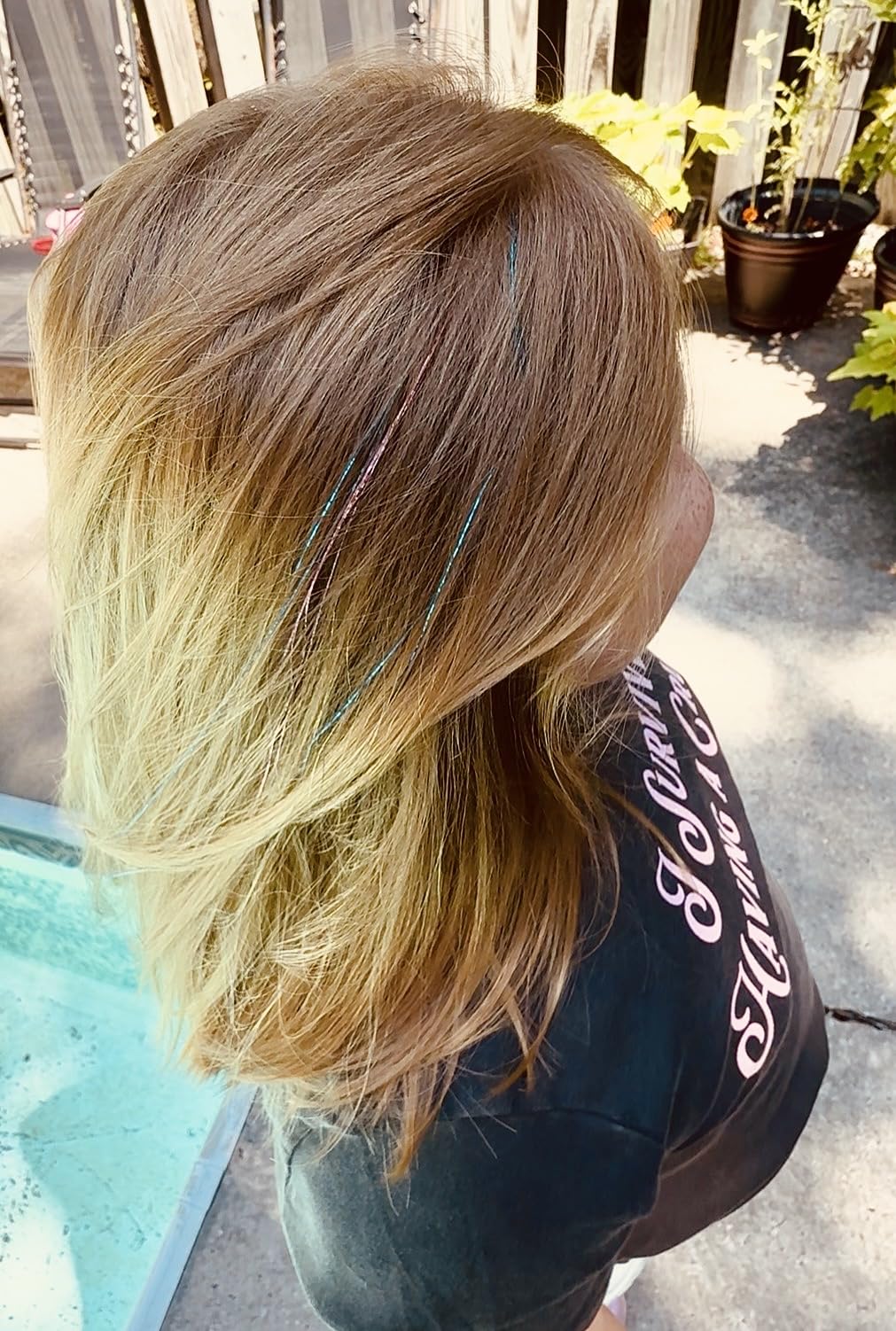 Hair Tinsel Kit for Girls 18 Colors Fairy Glitter Tinsel Hair Extensions customer photo 1