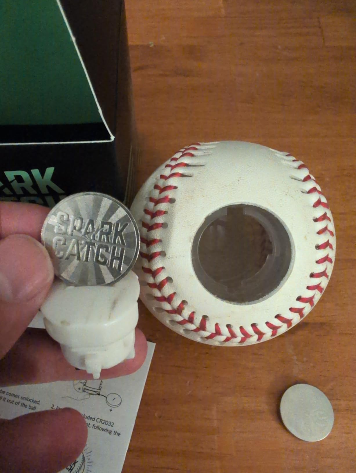 SPARK CATCH Light Up Baseball, Glow in The Dark customer photo 1