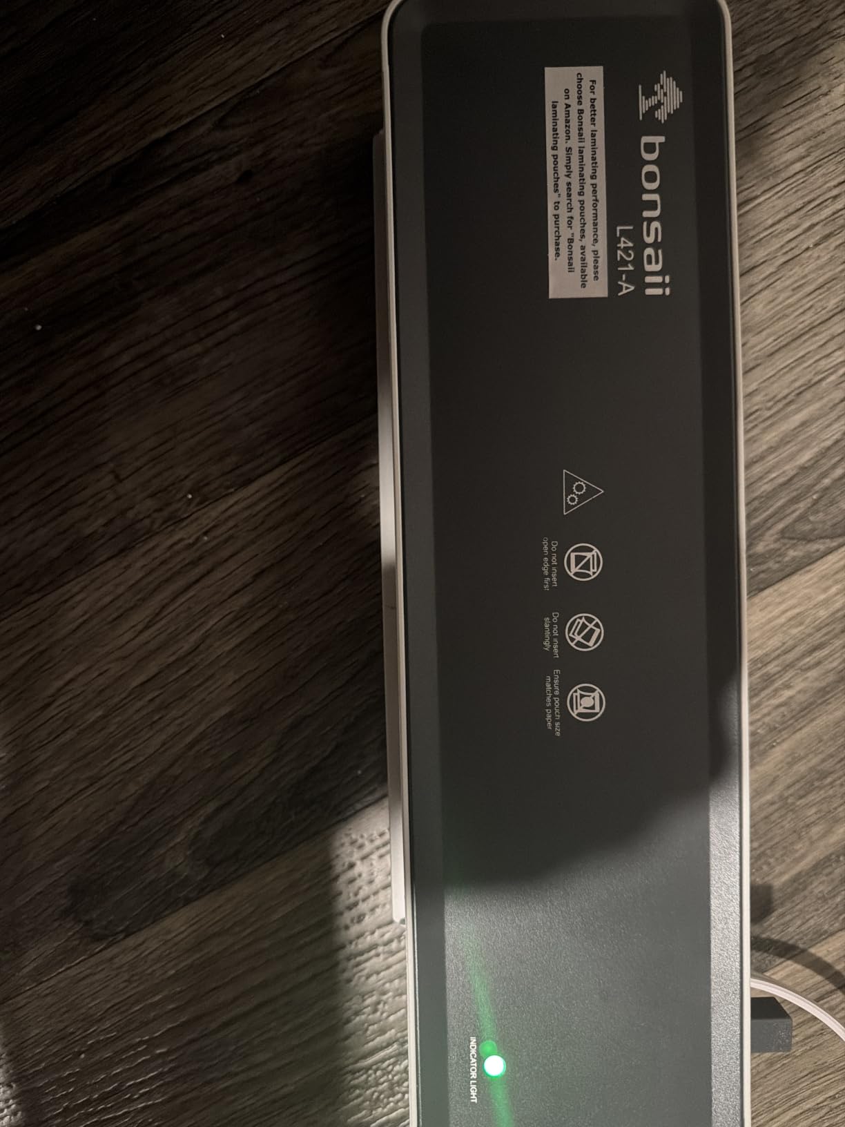 Bonsaii 9 Inch Thermal Laminator Machine, Compact Photo Laminating Tool customer photo 2