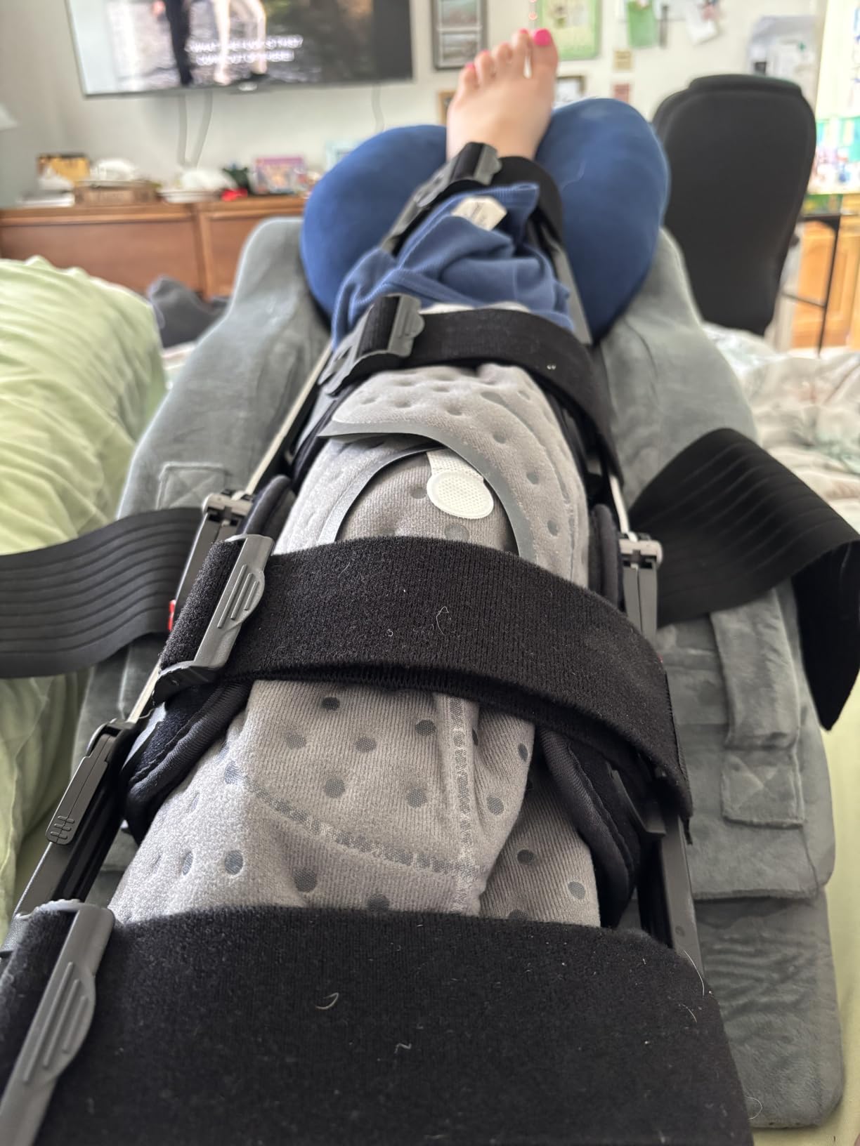 ICYTHRP Programmable Timer Ice Machine for Knee After Surgery w/Quiet Pump | FSA Eligible HSA, Portable Cold Therapy Machine, Programmable Recovery System for ACL, TKR & Sports Training w/ Universal Pad customer photo 2