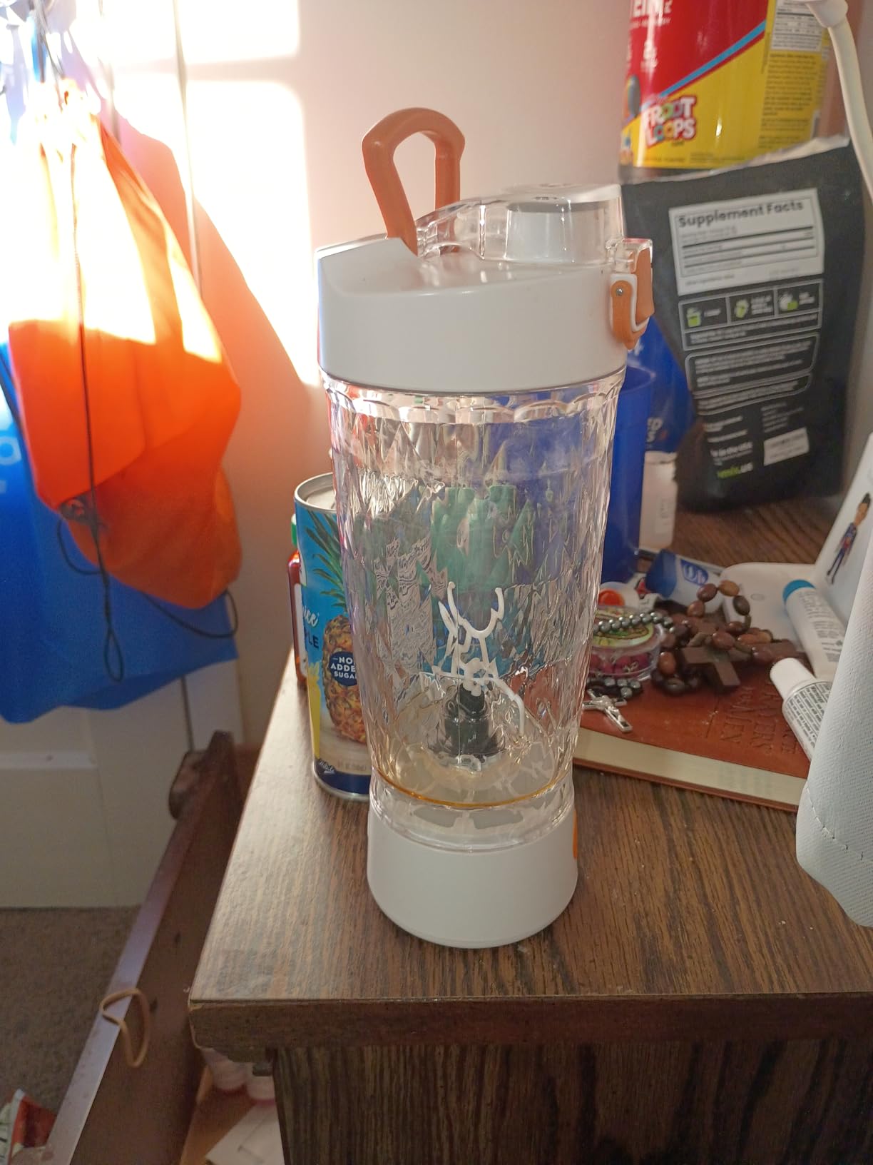 PROCHAIN Electric Protein Shaker Bottle, 22oz BPA-Free Tritan customer photo 1