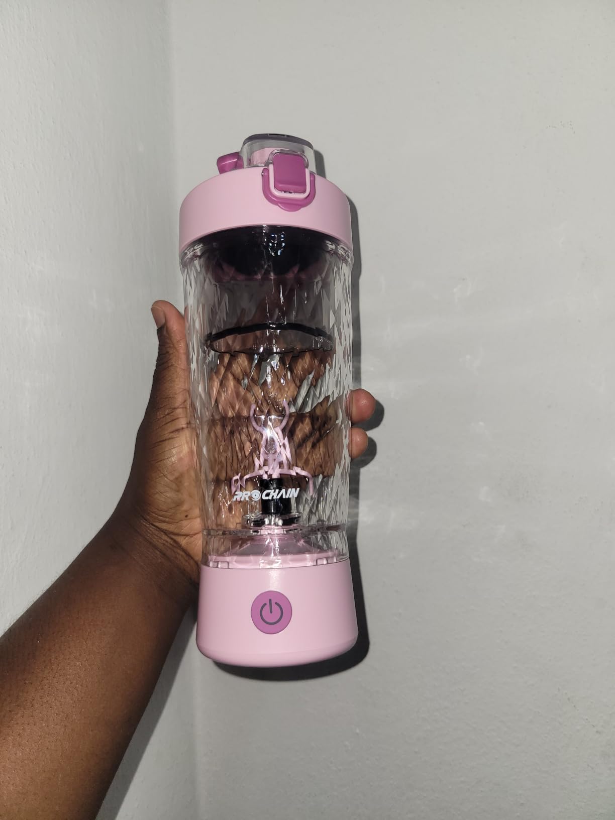 PROCHAIN Electric Protein Shaker Bottle, 22oz BPA-Free Tritan customer photo 2