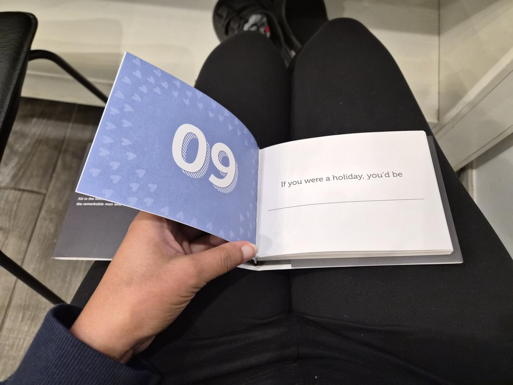 KYRAKO Fathers Day Gift for Dad from Daughter, Son, Kids - What I Love about Dad Book, Fill-in-the-Blank Book for Dad: Fun Prompt Notebook to Share Memories, Thoughtful Birthday Present & Keepsake customer photo 1