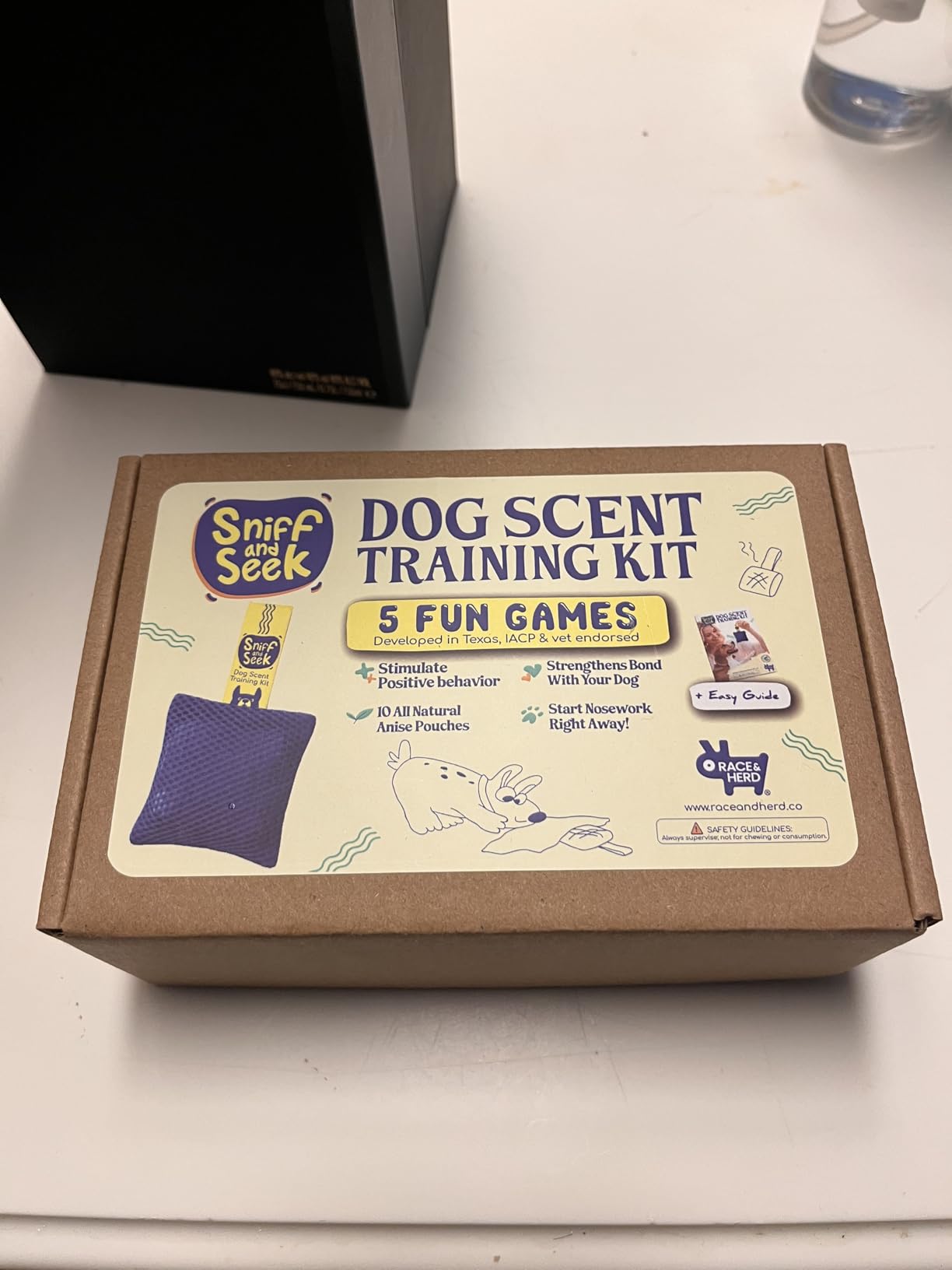 Race&Herd Original Dog Scent Training Kit, Scent Work Training Kit for Dogs - Nosework for Dog Mental Stimulation Agility Training Equipment for Dogs, Brain Games Smell Training Kit for Loss of Smell customer photo 1