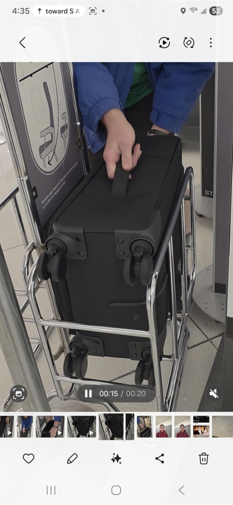 Carry On Luggage 22x14x9 Airline Approved with TSA Lock for Business Trip customer photo 2