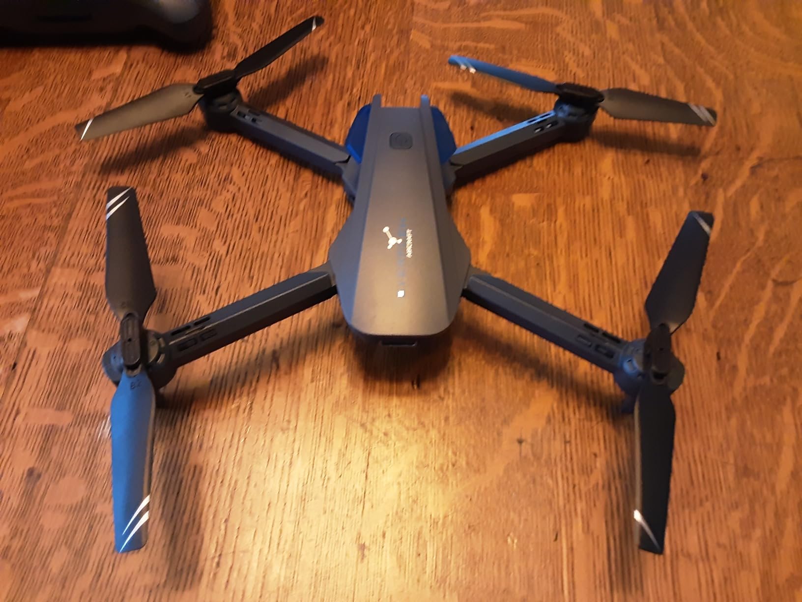 Drone with 1080P Camera for Beginners and Adults, Foldable Remote Control Quadcopter with Voice Control, Gestures Selfie, Altitude Hold, One Key Start, 3D Flips, 2 Batteries, Not water-proof, Toy for Beginners customer photo 1
