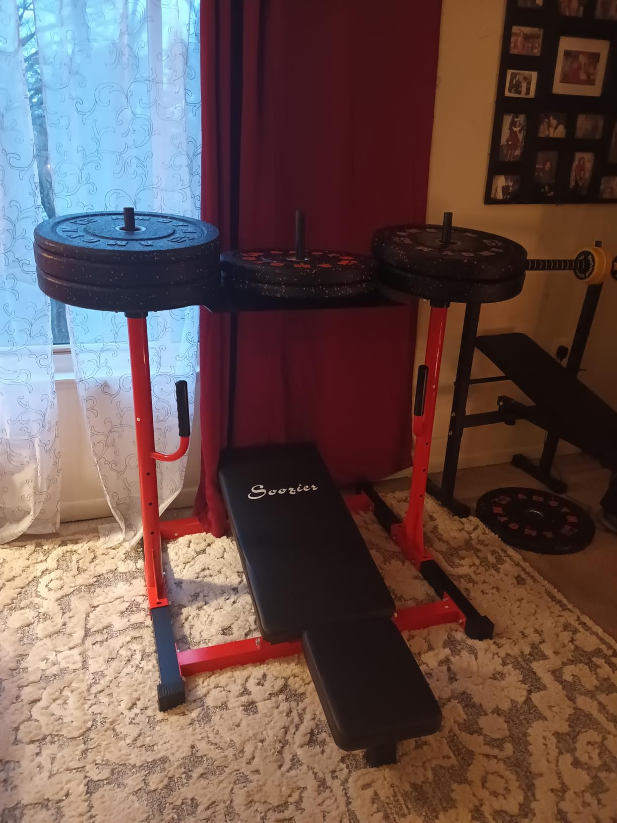 Soozier Vertical Leg Press Machine 661LBS Capacity for Home Gym customer photo 1