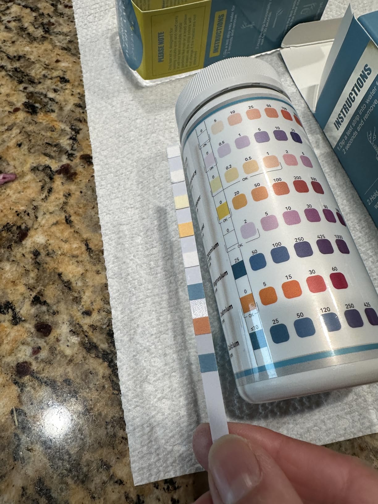 Heavy Metals Water Test Strips (8 Tests) - 100ct Home Water Testing Kit customer photo 1