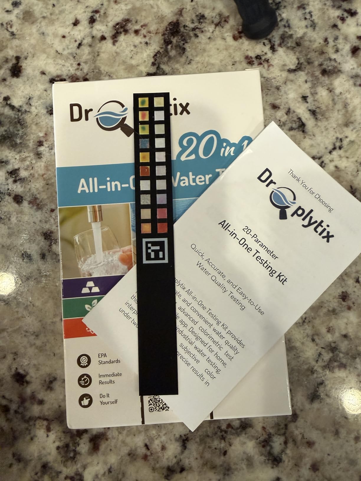 20-in-1 Drinking Water Test Kit with App, Digital Water Tester for Drinking Water, Home Water Test Kit, Well Water Testing Kit, Water Test Strips for Lead, Hardness, Chlorine, Nitrate & more customer photo 1