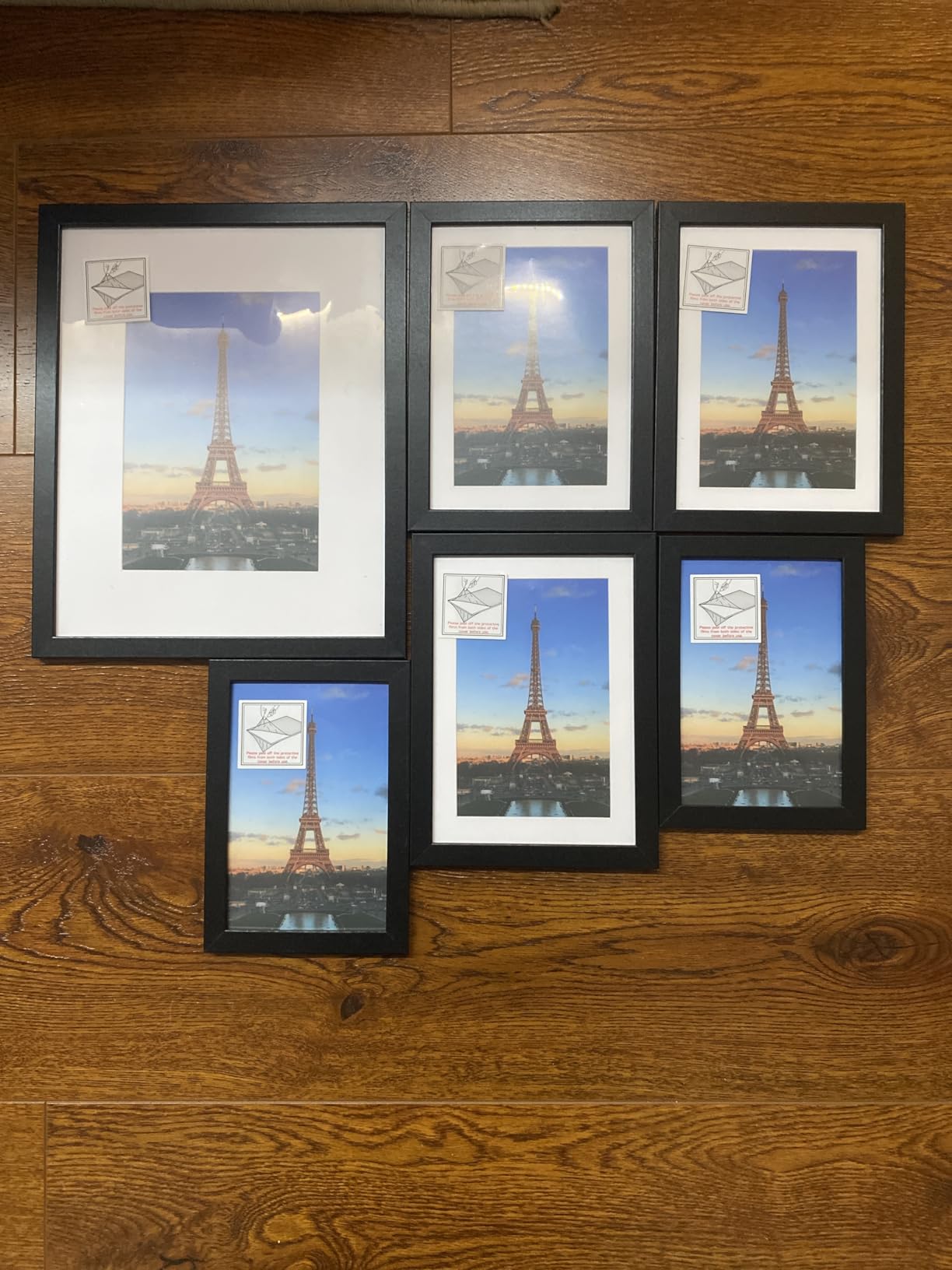 FIXSMITH 10 Pack Picture Frames Collage Wall Decor for Mounting or Tabletop Display, Gallery Wall Frame Set with Two 8x10 Black Frames, Four 5x7 Frames and Four 4x6 Frames, Multi-Pack Photo Frame Set customer photo 2