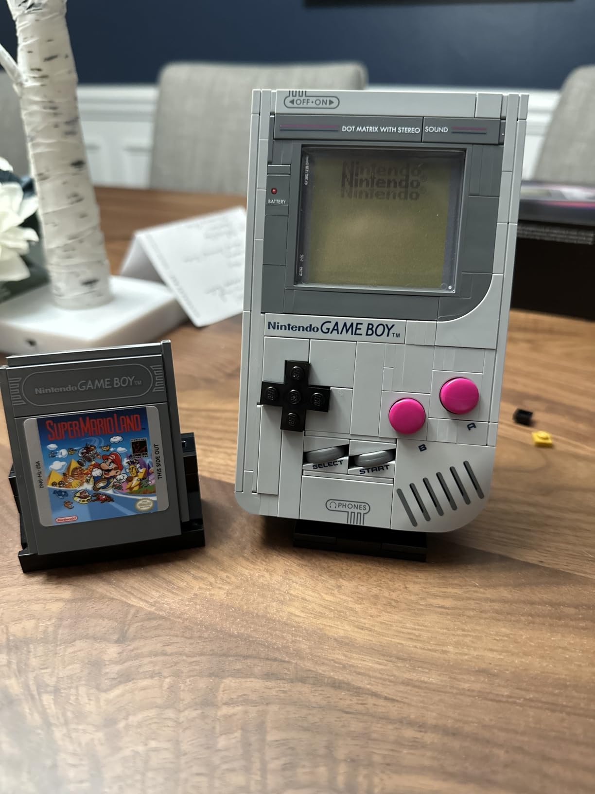 LEGO Super Mario Game Boy - Retro Building Sets for Adults, Ages 18+ - Gifts for Birthdays - Collectible Model with Game Paks and Display Stand - 72046 customer photo 1