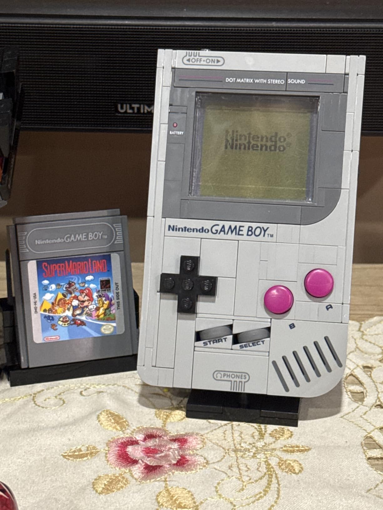 LEGO Super Mario Game Boy - Retro Building Sets for Adults, Ages 18+ - Gifts for Birthdays - Collectible Model with Game Paks and Display Stand - 72046 customer photo 2