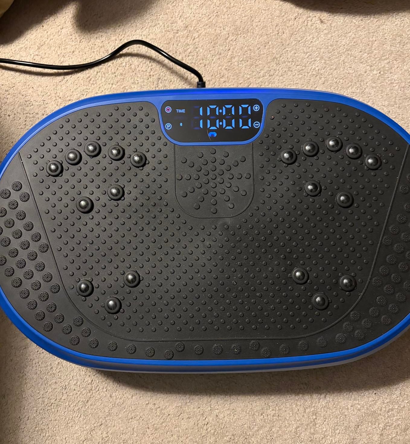 HVX Vibration Plate Exercise Machine 450 lbs Capacity Lymphatic Drainage customer photo 2