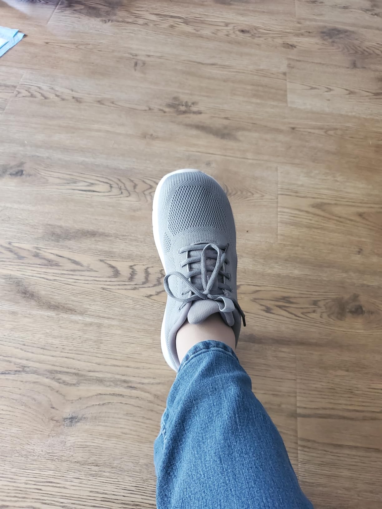 STQ Women's Wide Toe Box Shoes Breathable Mesh Walking Tennis Sneakers customer photo 2