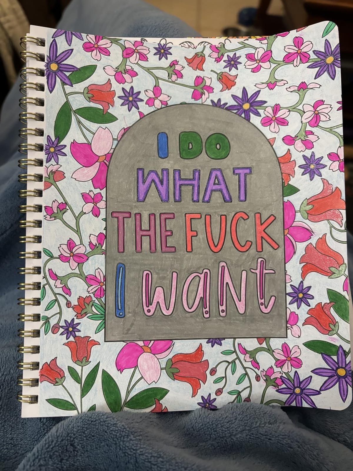 Beautiful Coloring Book Set of 2 for Adult Relaxation with Floral Designs customer photo 1