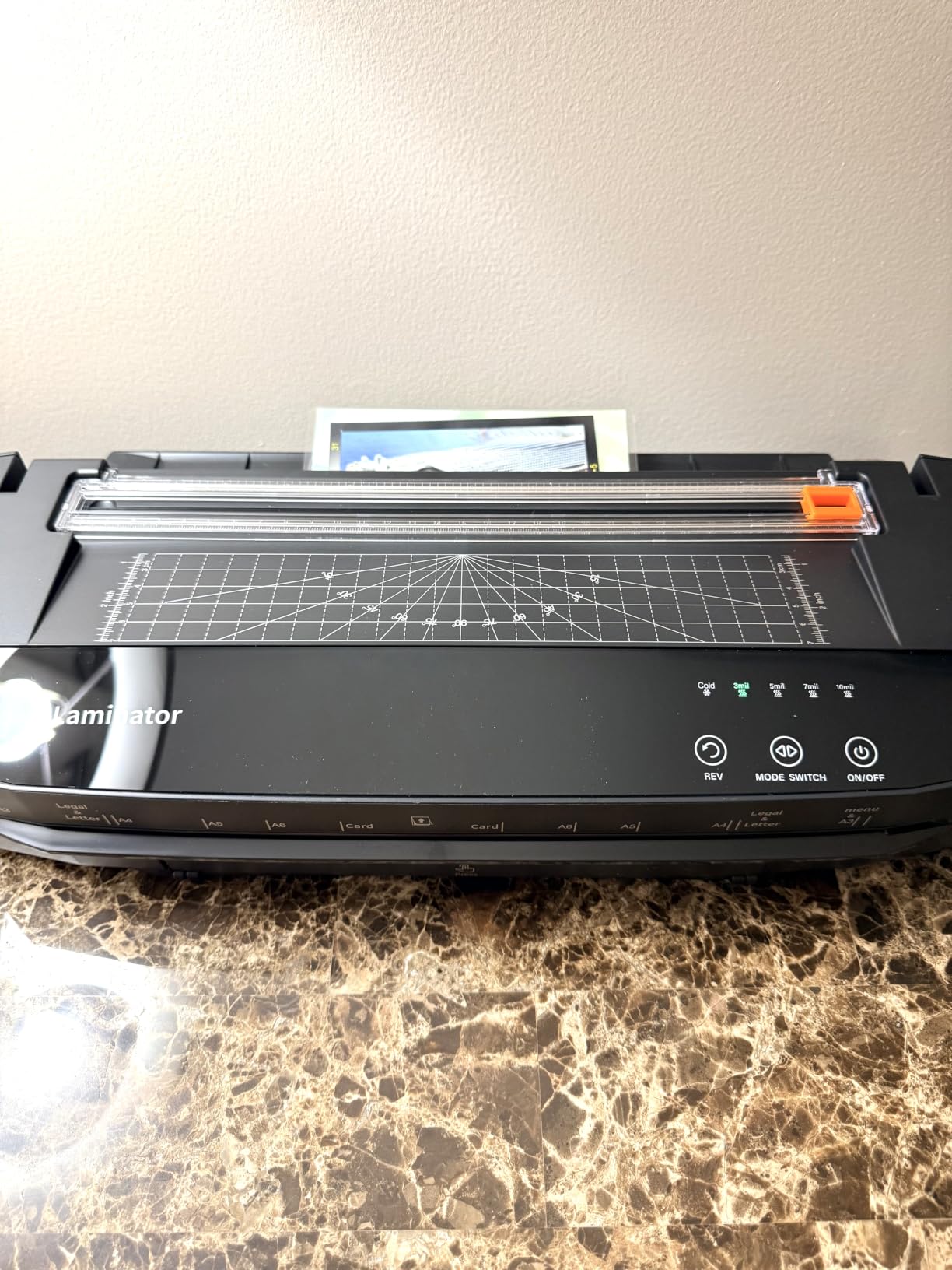 Qfun 10 Mil Thermal Laminator 11x17 Heavy Duty Business Lamination Machine | 4-Roller NTC Control, REV Anti-Jam, 13 Inch Hot & Cold Laminate kit with Laminating Sheets, Fast Warm-Up for Office Teachers customer photo 2
