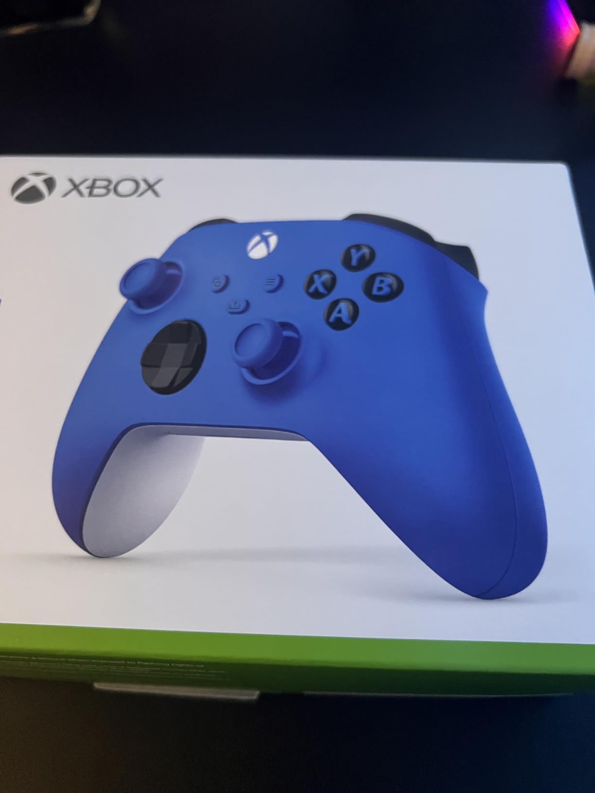XBOX Wireless Gaming Controller | Shock Blue | Consoles, PCs, TVs, mobile, and more | Textured Grip | Wireless, Bluetooth, USB-C Connectivity customer photo 1