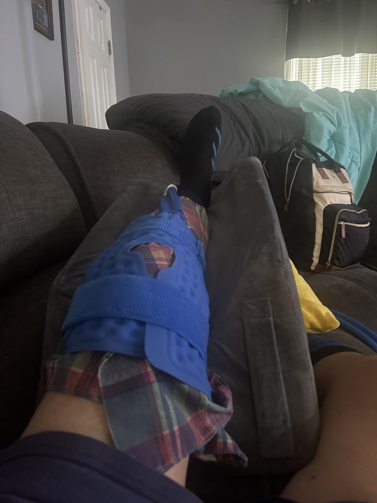 GALINAND Ice Machine for Knee After Surgery 2.0, FSA Eligible HSA, Portable Cold Therapy Machine for Knee Replacement, Ice Therapy for Post Surgery, Cryotherapy System, Ice Compression for Recovery customer photo 1