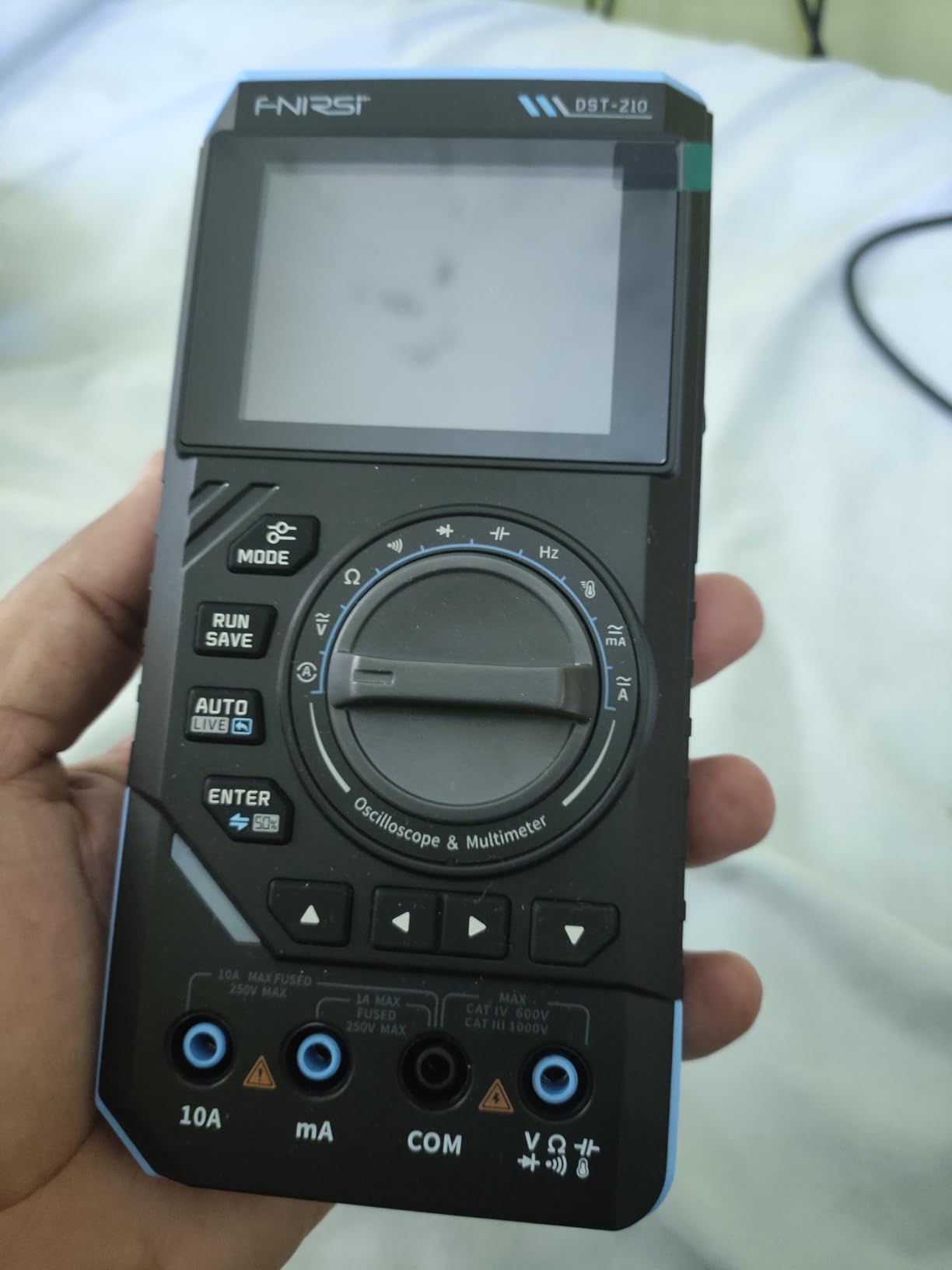 FNIRSI DST-210 3-in-1 10MHz Handheld Oscilloscope Multimeter DDS Generator customer photo 2