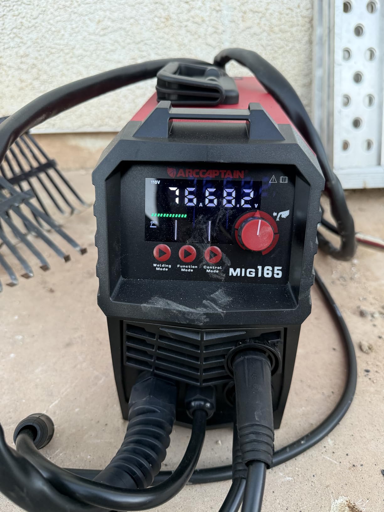 ARCCAPTAIN 165A MIG Welder 110V 220V 4-in-1 Gasless Gas MIG Stick Lift TIG customer photo 1