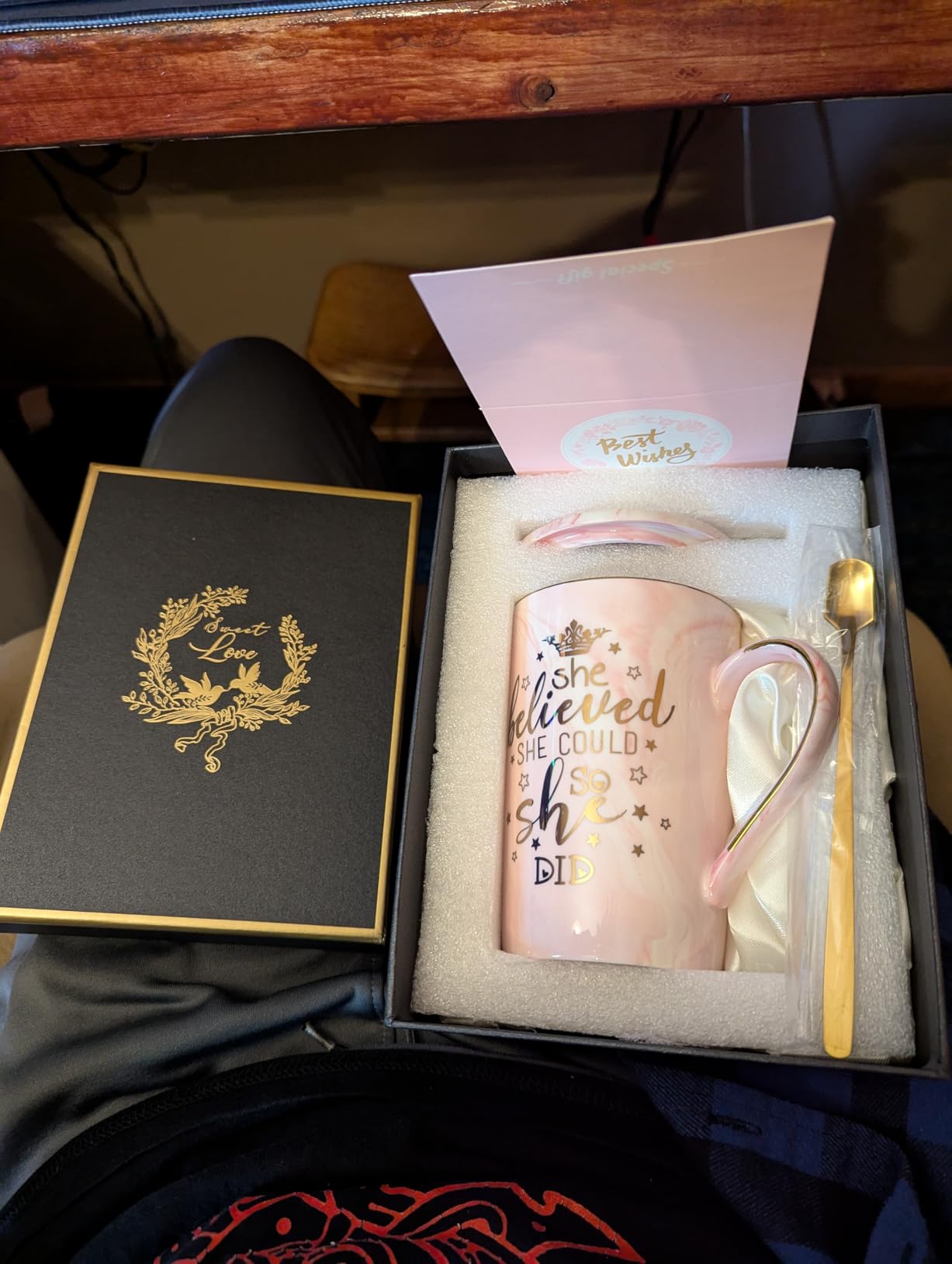 Mother in Law Birthday Gifts, Best Mother In Law Ever, 14oz Pink Marble Mug customer photo 1