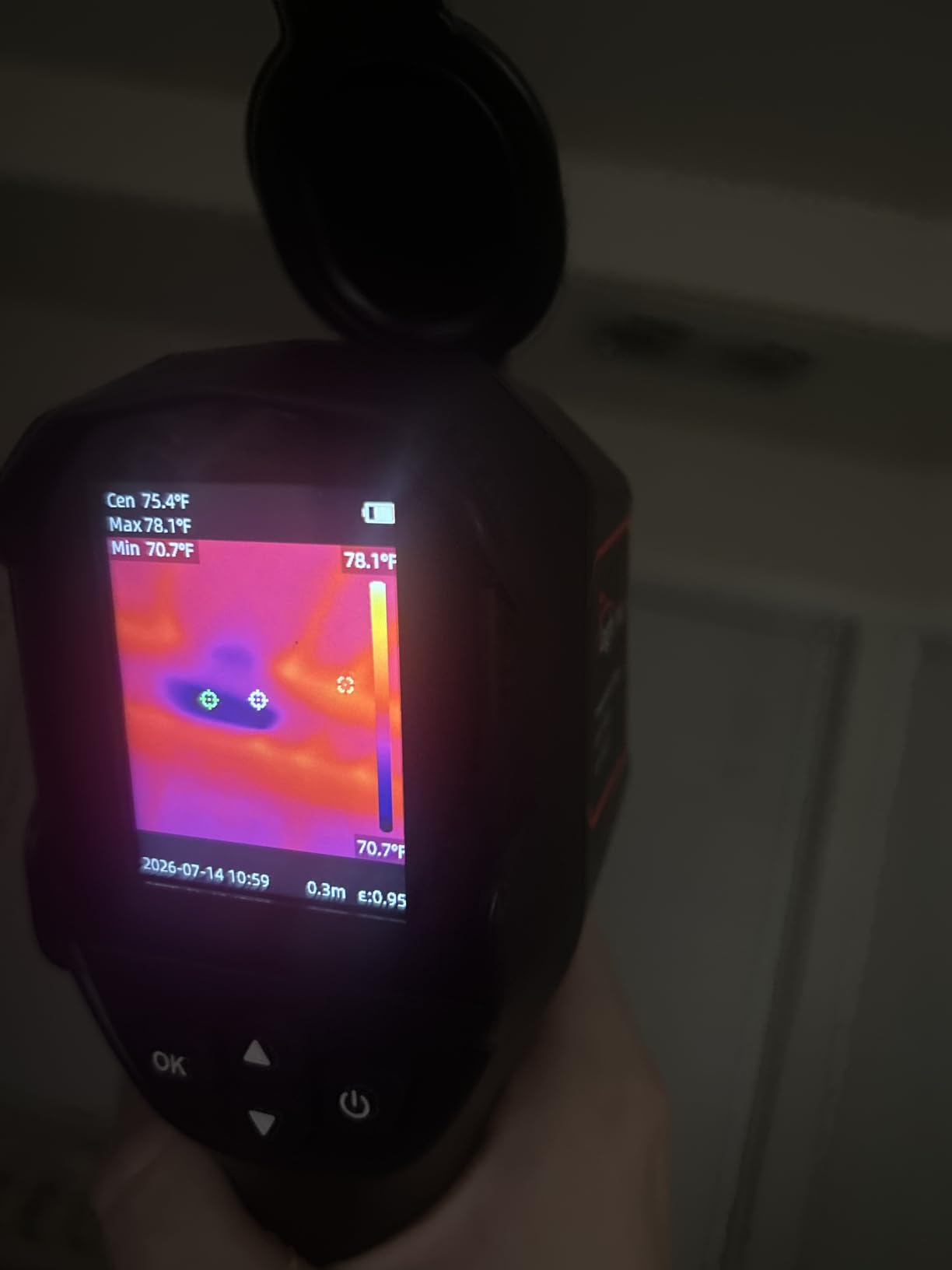 Thermal Camera, 240 x 240 TISR Resolution for Home Inspection customer photo 1
