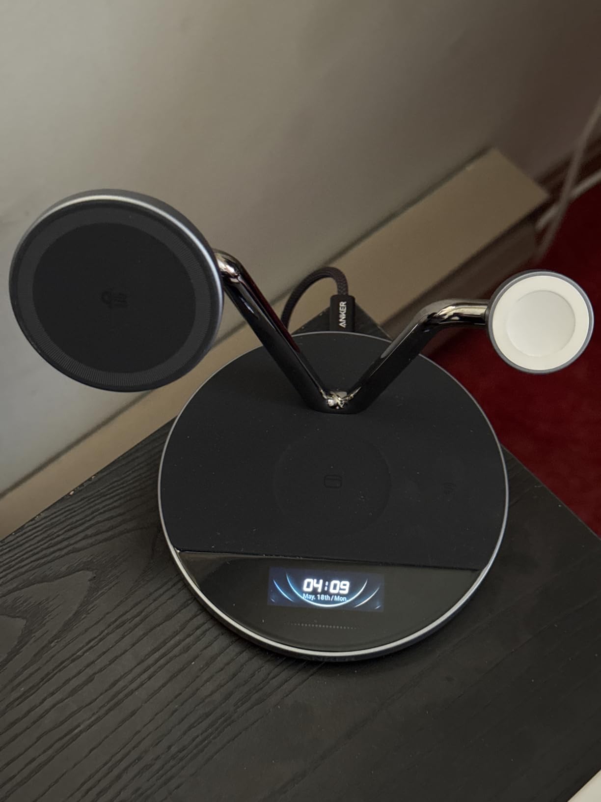 Anker Prime 3-in-1 Qi2.2 MagSafe Compatible 25W Wireless Charging Station customer photo 2