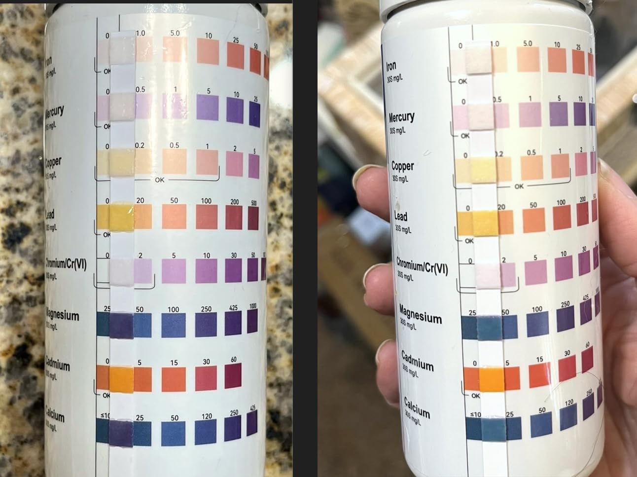 Heavy Metals Water Test Strips (125 Strips), 8 in 1 Home Water Test customer photo 1