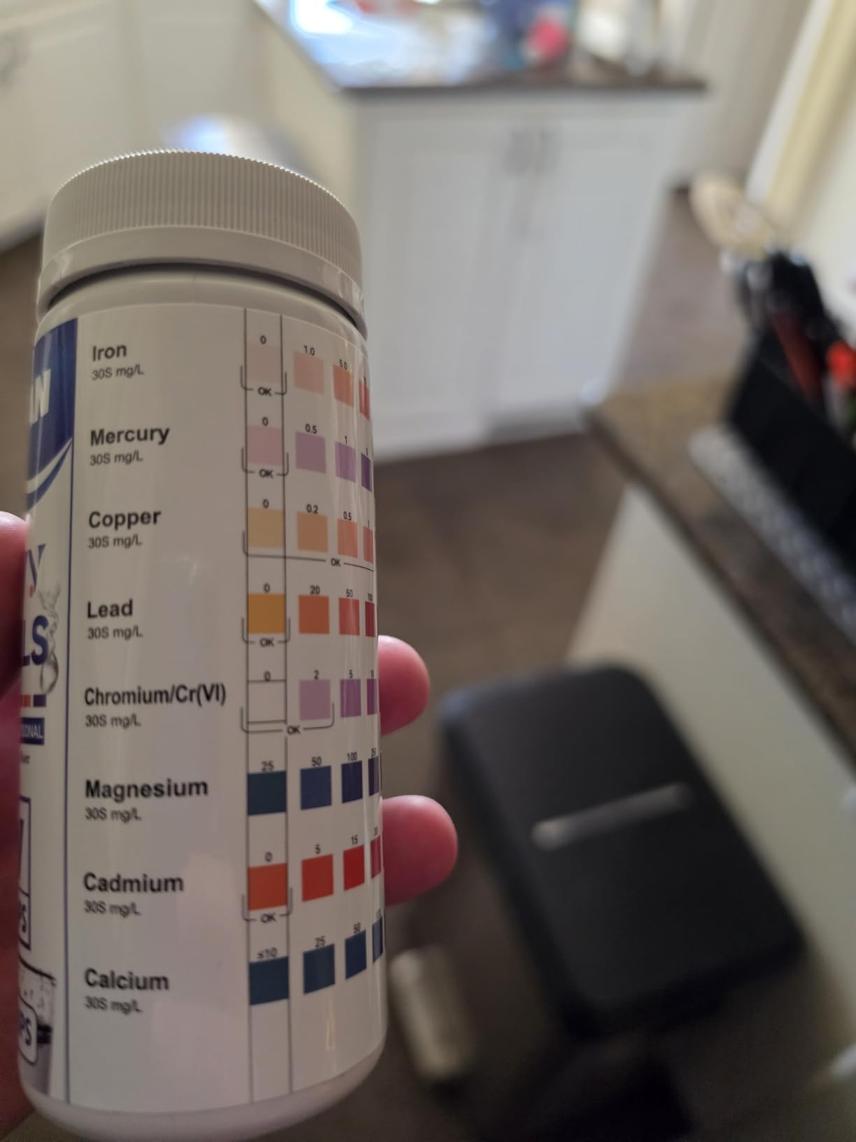Heavy Metals Water Test Strips (125 Strips), 8 in 1 Home Water Test customer photo 2