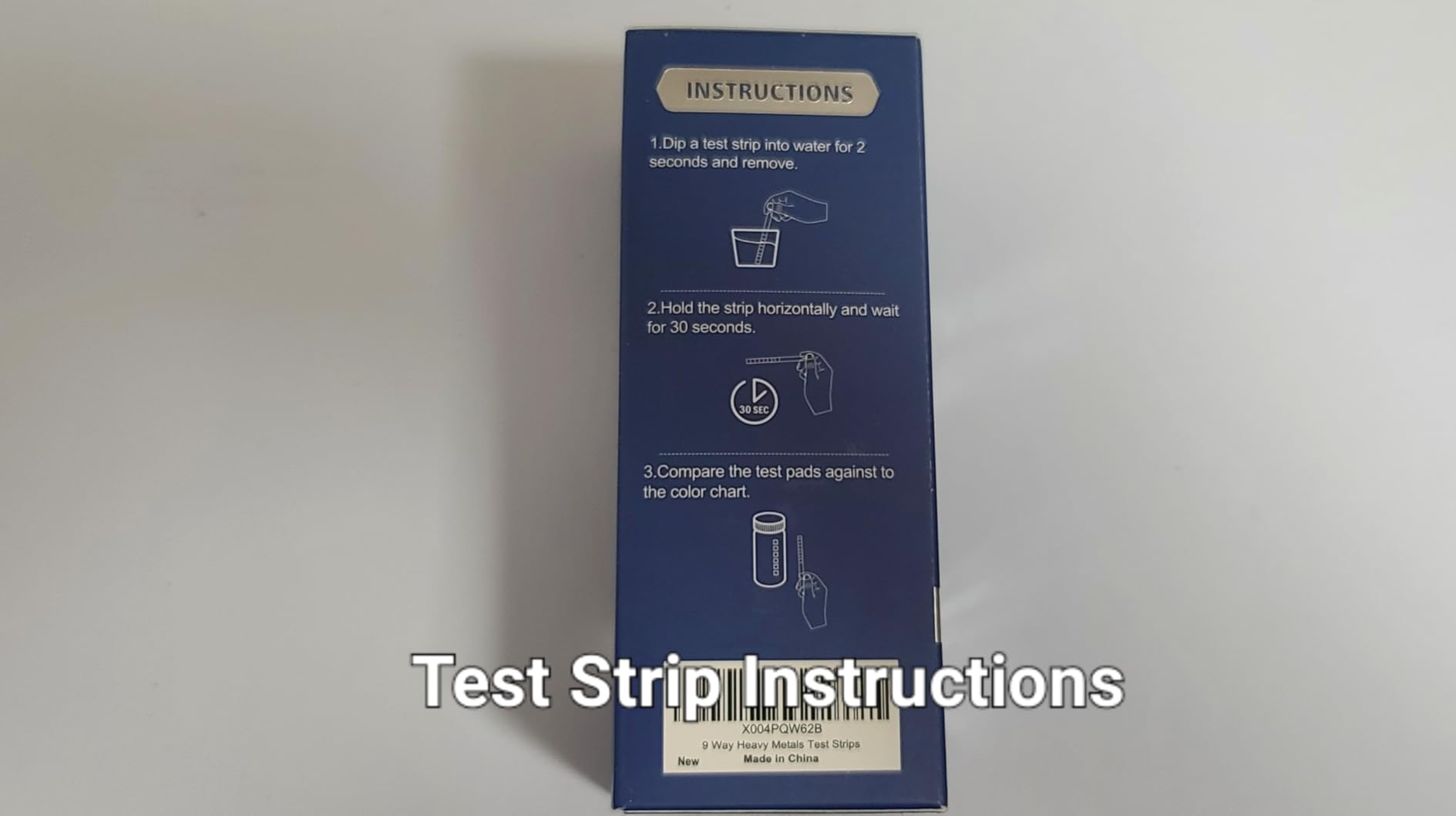 9 Way Heavy Metals Water Test Strips, 100ct Home Water Testing Kit customer photo 2