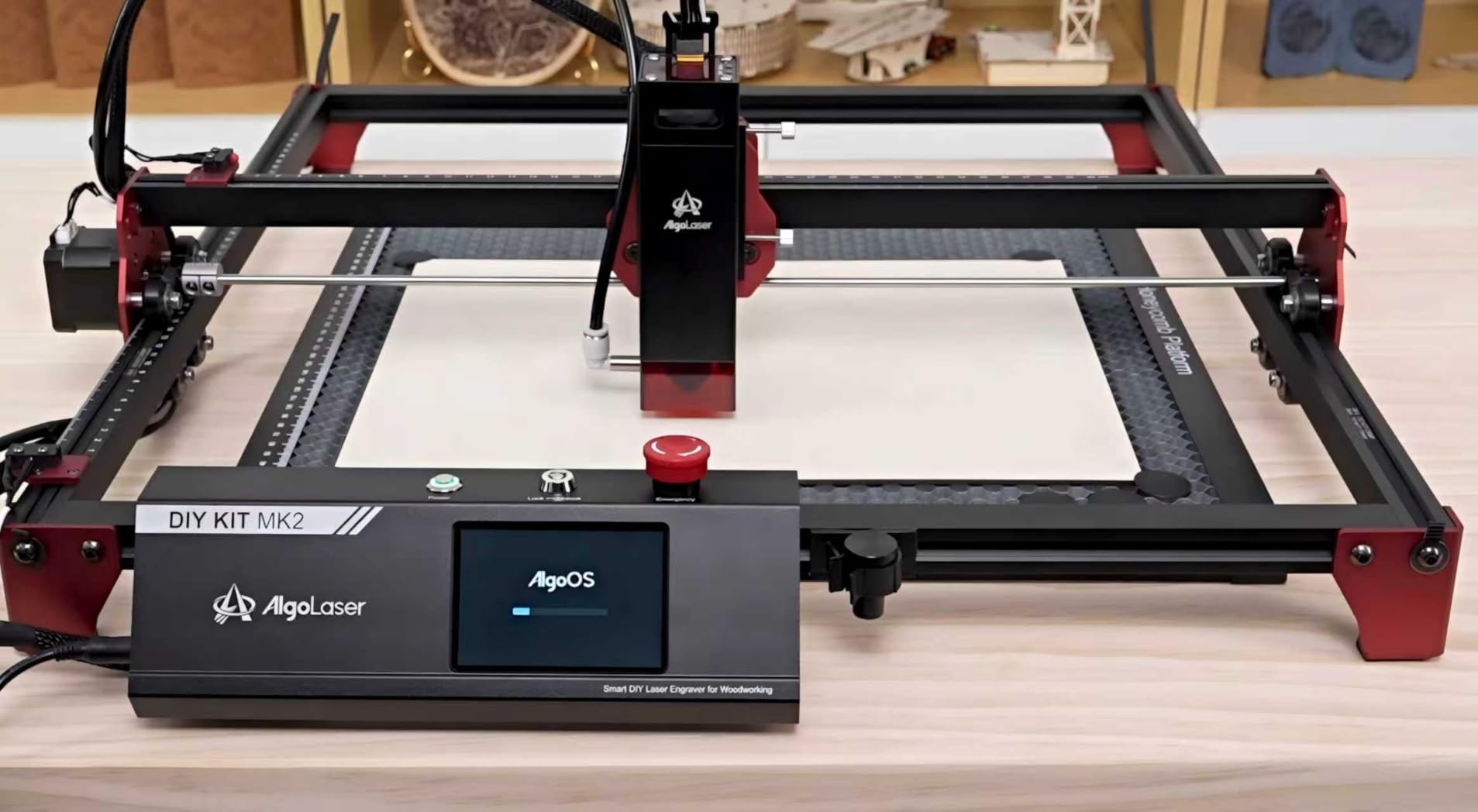 Algolaser 10W Laser Engraver and Cutter with Rotary Roller & Riser Kit customer photo 1