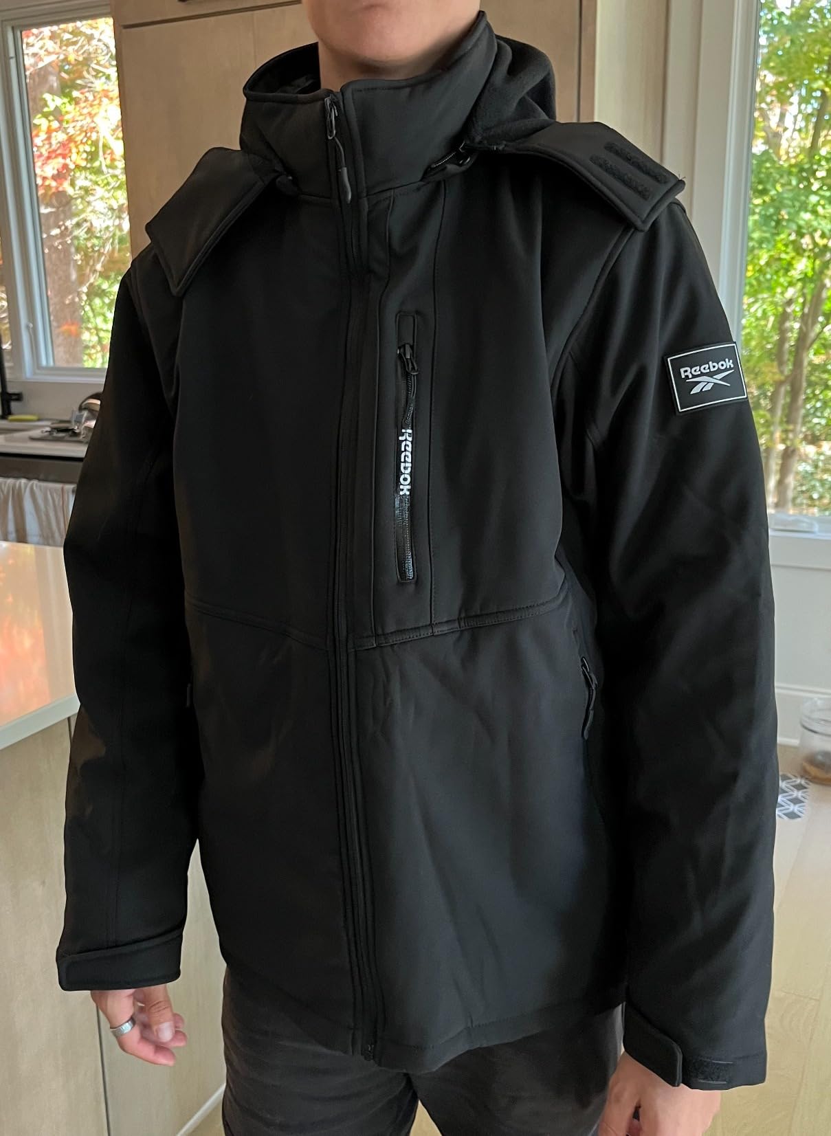 Reebok Mens 3-in-1 Softshell Ski Jacket with Removable Puffer Liner customer photo 1