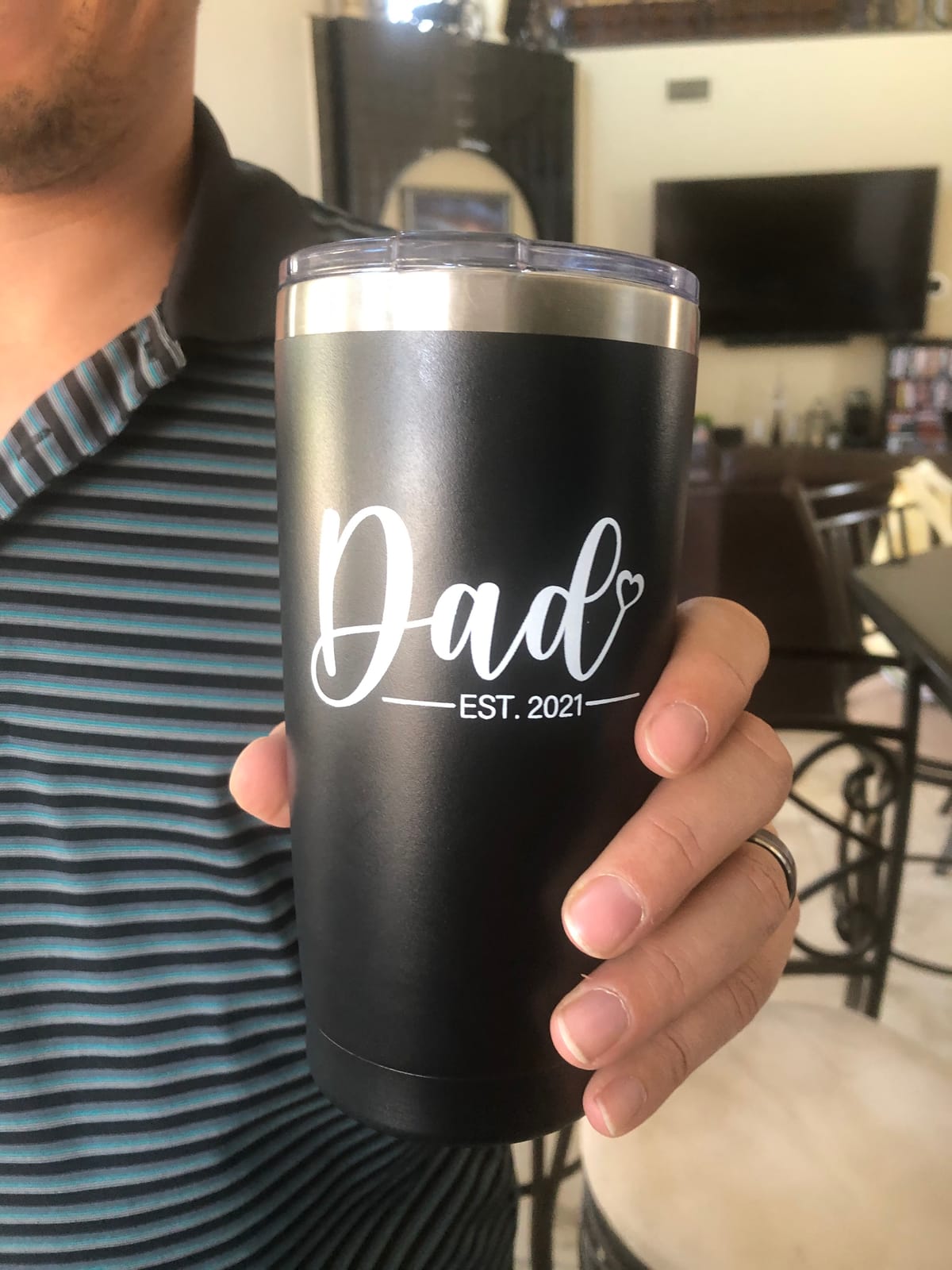 BIRGILT Pilot Gifts for Men - I Can Fly Pilot Tumbler Cup 20 oz customer photo 1