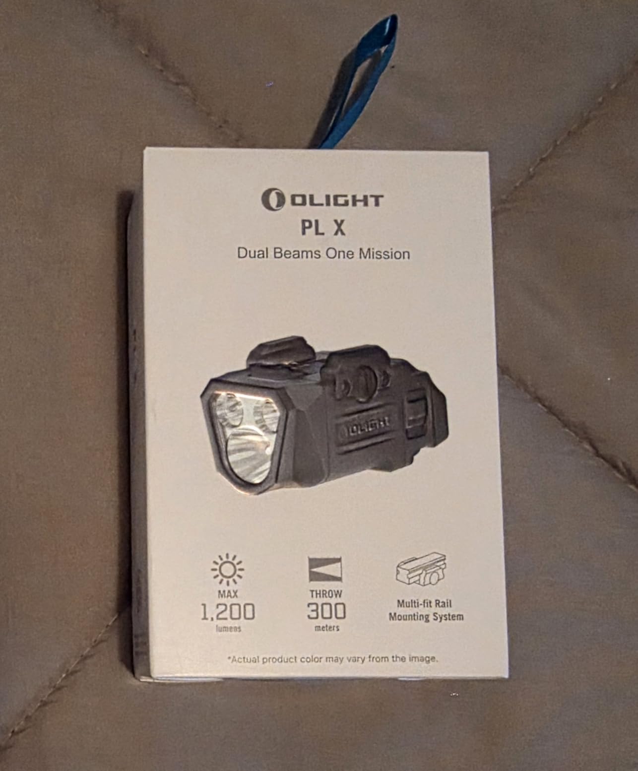 OLIGHT PL X Dual Beams Rechargeable Tactical Rail Mount Flashlight, Black customer photo 2
