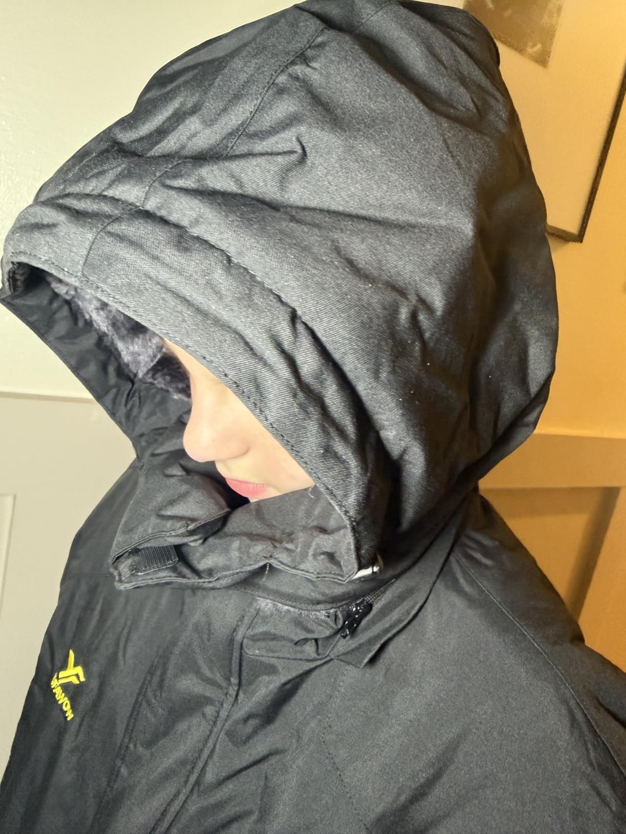 Men Winter Jacket Waterproof Windbreaker Warm Fleece Lined for Winter Outdoor Work Sports Skiing Snowboard Camping Hiking customer photo 2