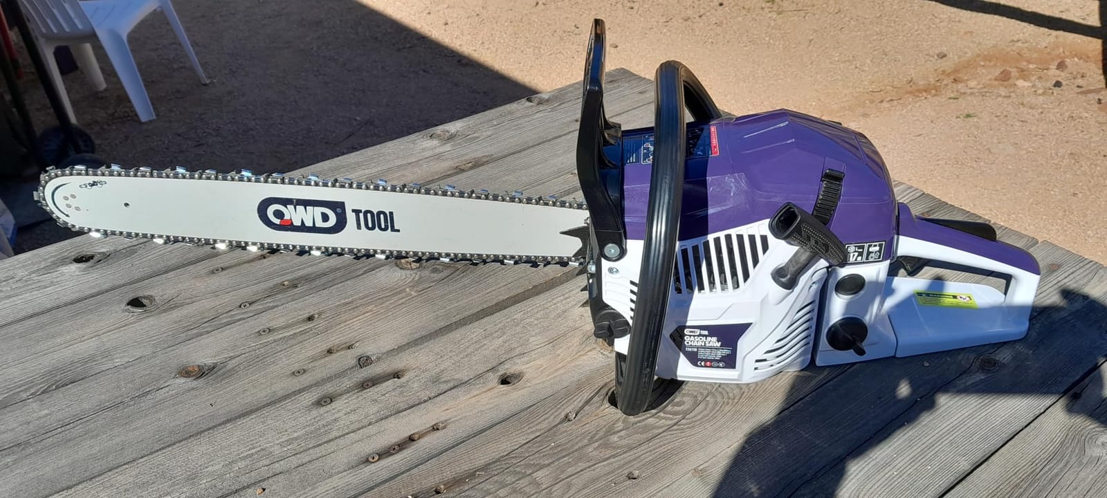 QWD 61.5CC 18-Inch Gas Chainsaw, 2.75HP 2-Stroke, Farm & Firewood customer photo 2