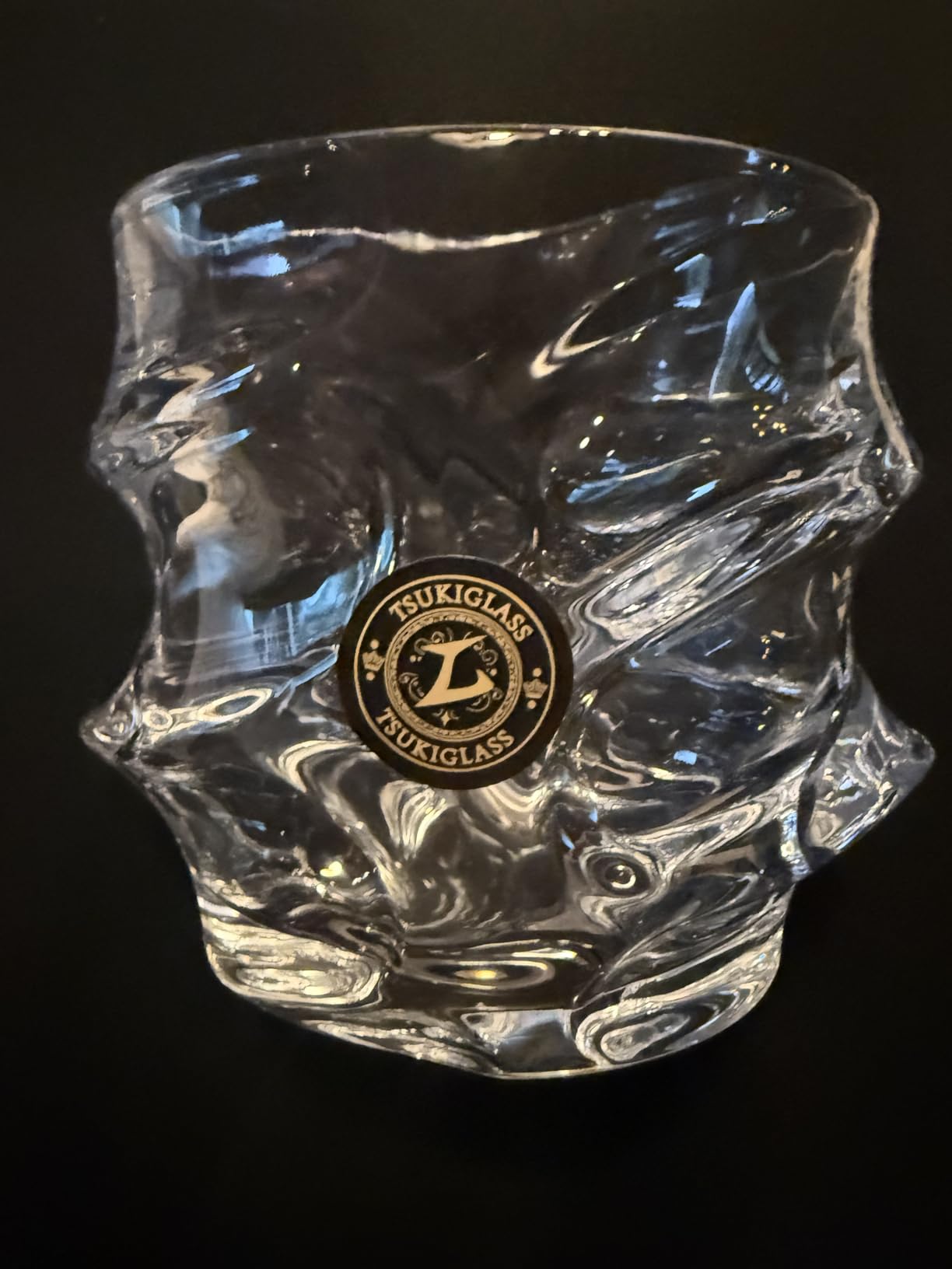 TSUKIGLASS Storm Crystal Cocktail Whiskey Glasses Set of 4, Gifts for Men customer photo 2