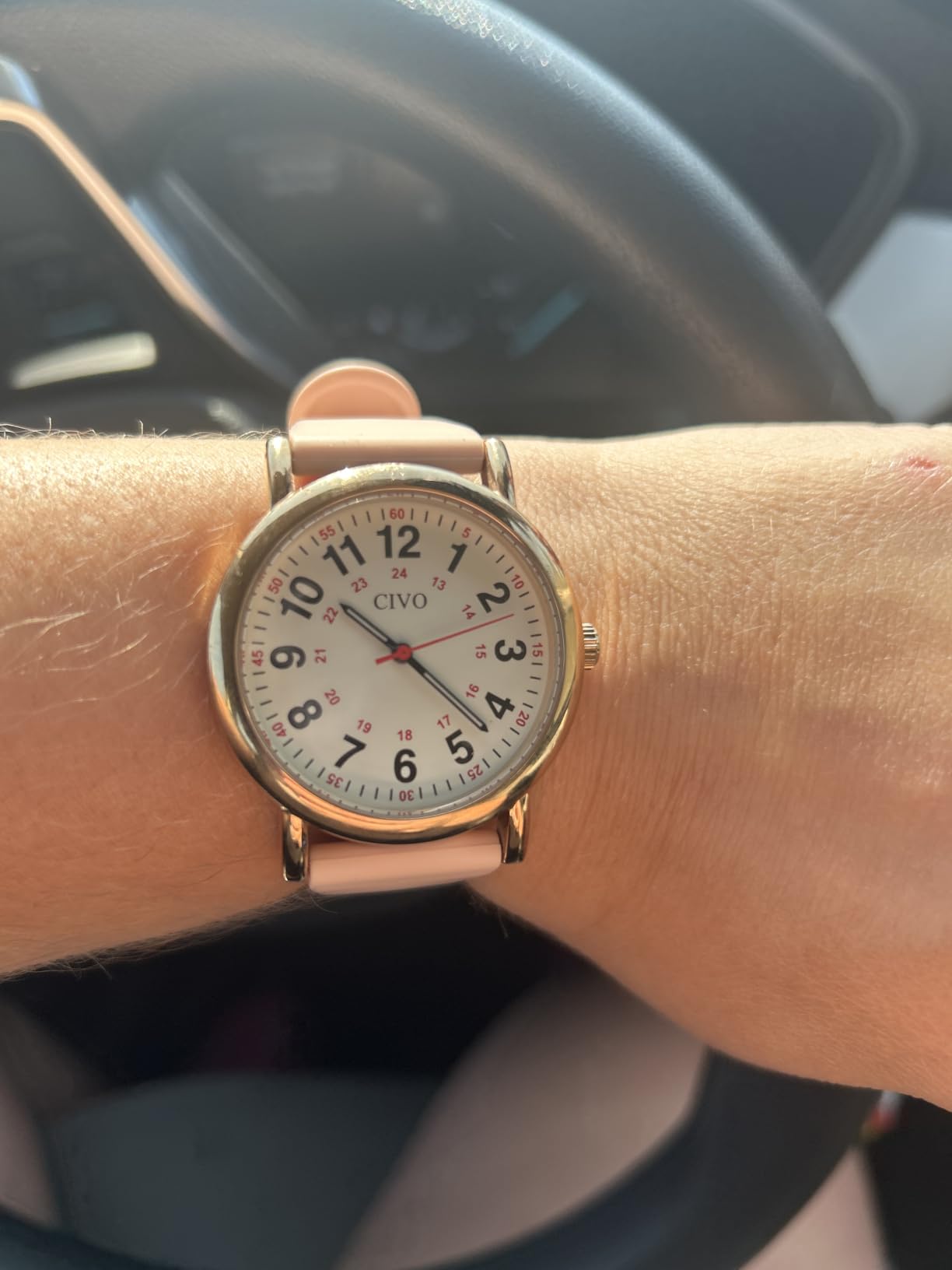CIVO Nurse Watches for Women Men: Analog Waterproof Watch with Second Hand customer photo 1