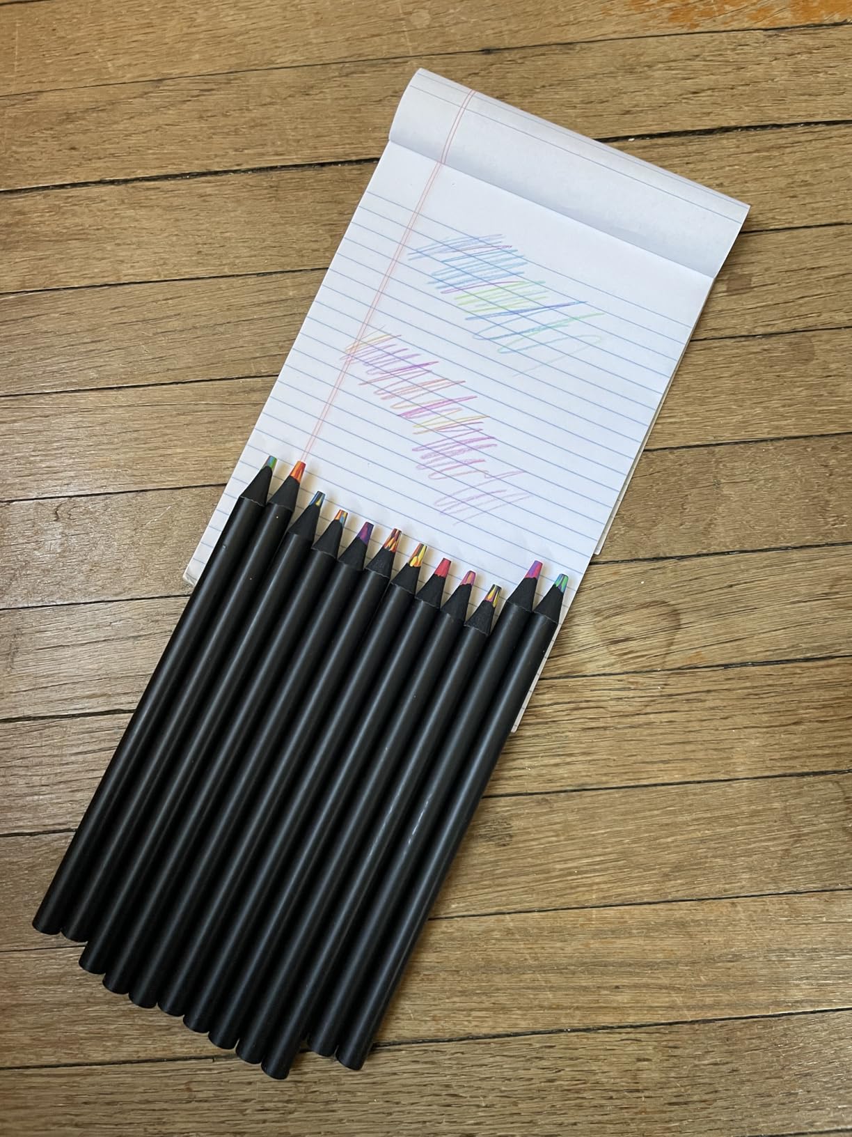 12 Rainbow Colored Pencils,Art Supplies Kids Teen Girls Gifts 4-12 customer photo 2