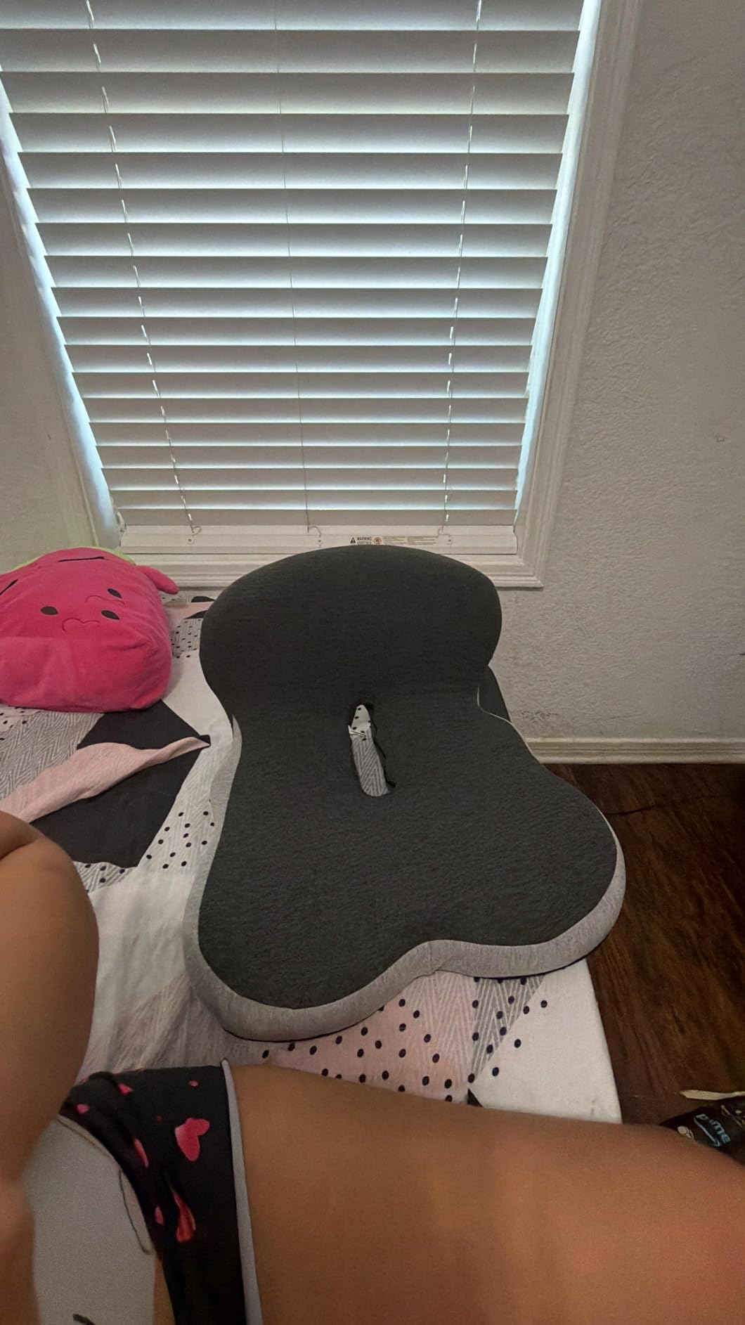 Denchy Memory Foam Car Seat Cushion with Back Support, Truck Driver Cushion customer photo 1