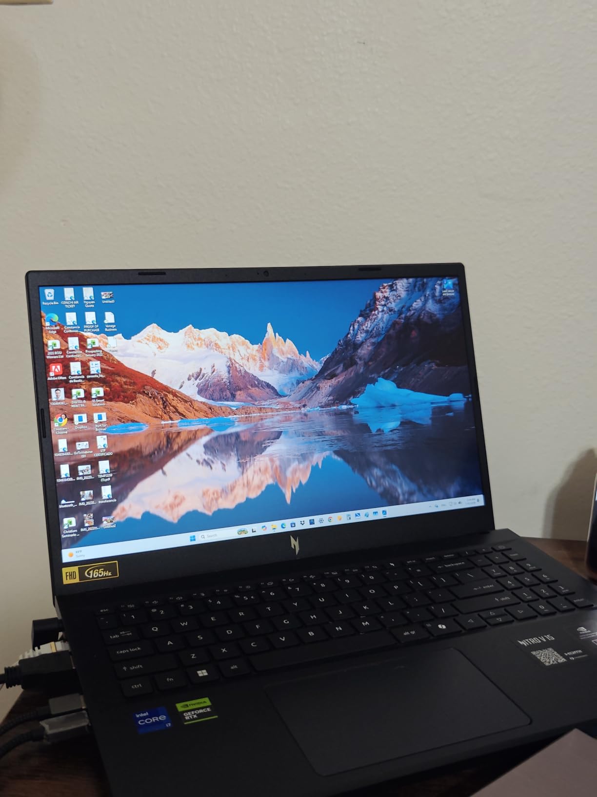 Acer Nitro V 15in Gaming Laptop ANV15-52 Black 16GB RAM 512GB SSD customer photo 1