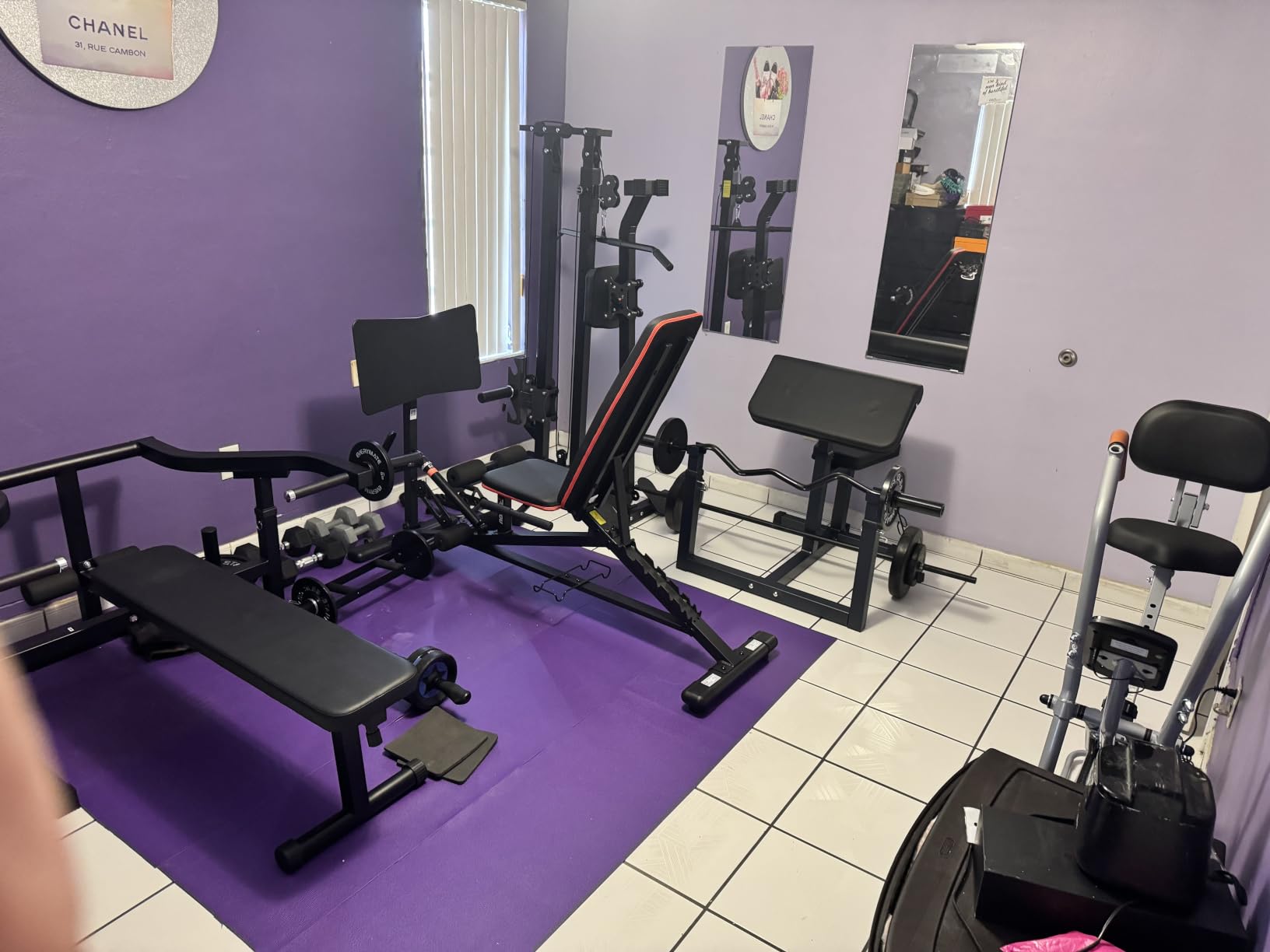 PASYOU Leg Press Machine, Adjustable Weight Bench with Leg Extension customer photo 1