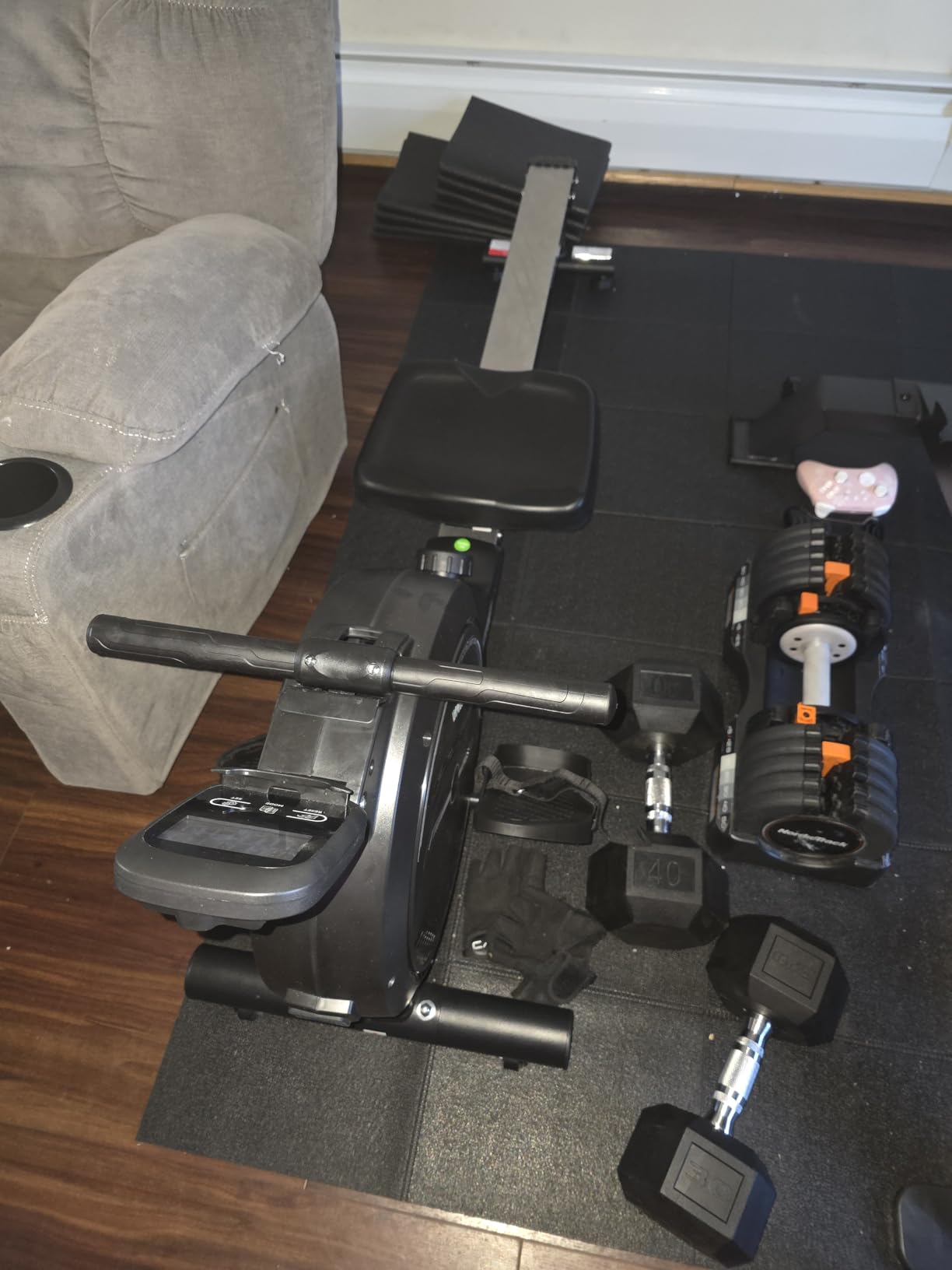 Wenoker Magnetic Rowing Machine for Home,Quiet & Smooth,Full Body Workout customer photo 2
