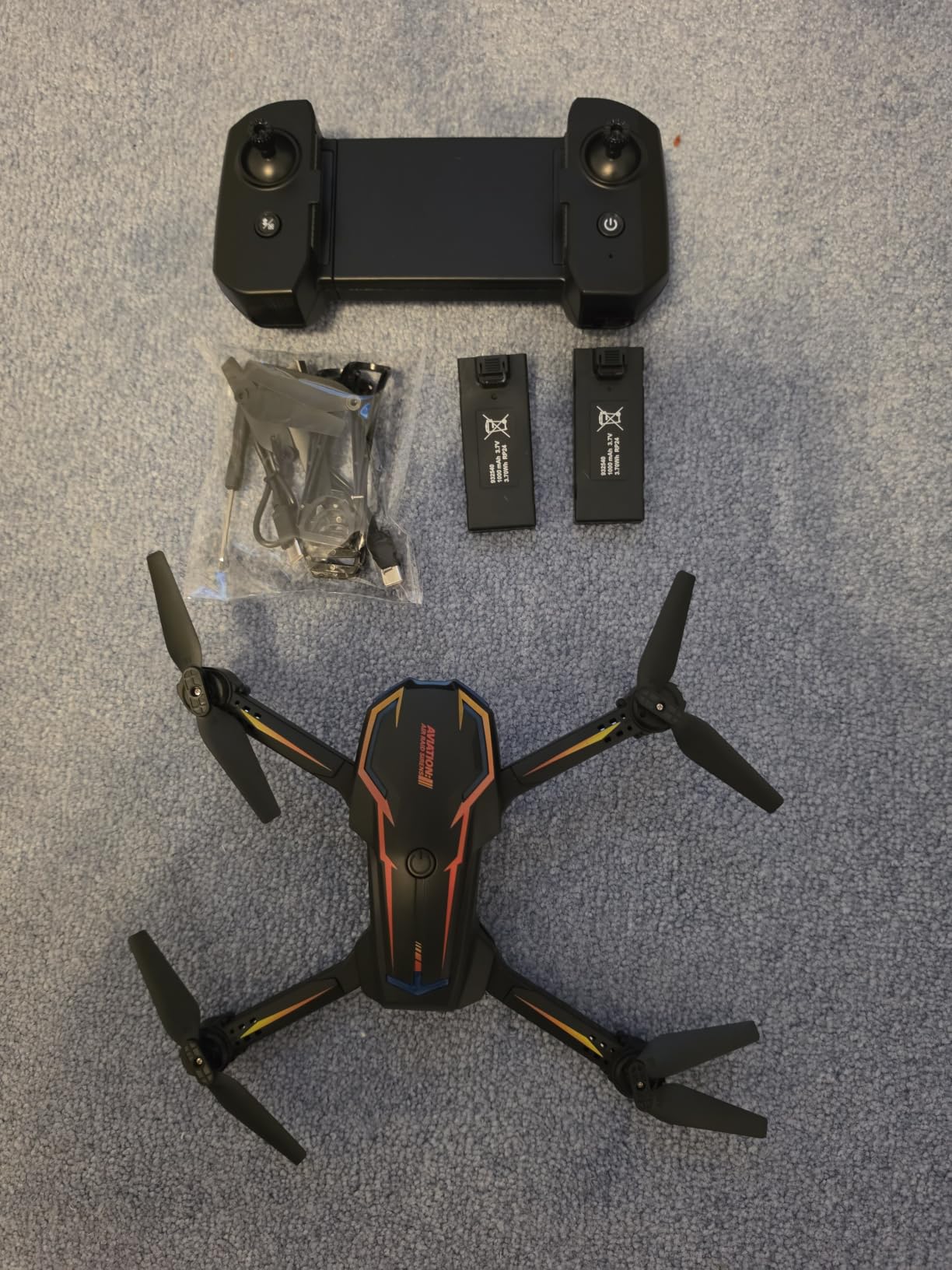 2K HD FPV Drone with Camera for Adults - Altitude Hold, One-Key Takeoff/Landing, 3 Speed Modes, Headless Mode, 2 Batteries, Foldable & Portable, Best Gifts for Beginners, Teen Boys & Girls customer photo 1