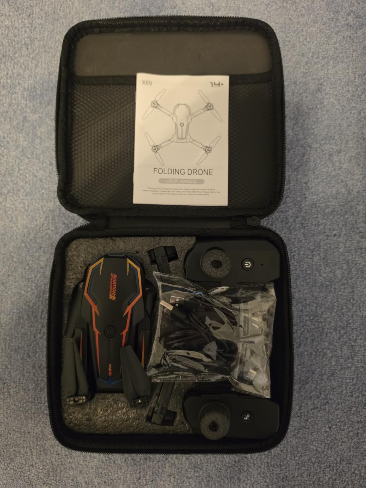 2K HD FPV Drone with Camera for Adults - Altitude Hold, One-Key Takeoff/Landing, 3 Speed Modes, Headless Mode, 2 Batteries, Foldable & Portable, Best Gifts for Beginners, Teen Boys & Girls customer photo 2