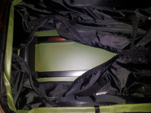 U.S. Traveler Rio Lightweight Softside Rolling Carry-on Suitcase, 4-Wheel Single, Light Green customer photo 2