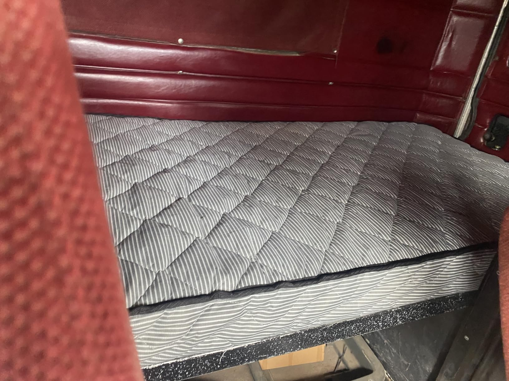 7 Inch Semi Truck Mattress - 42x80, Memory Foam Mattress, Wide Size, Medium Firm Feel, DOT Compliant Non Woven, Certified Only Safe Foams, Easy Bed in a Box Mattress Made in USA customer photo 1