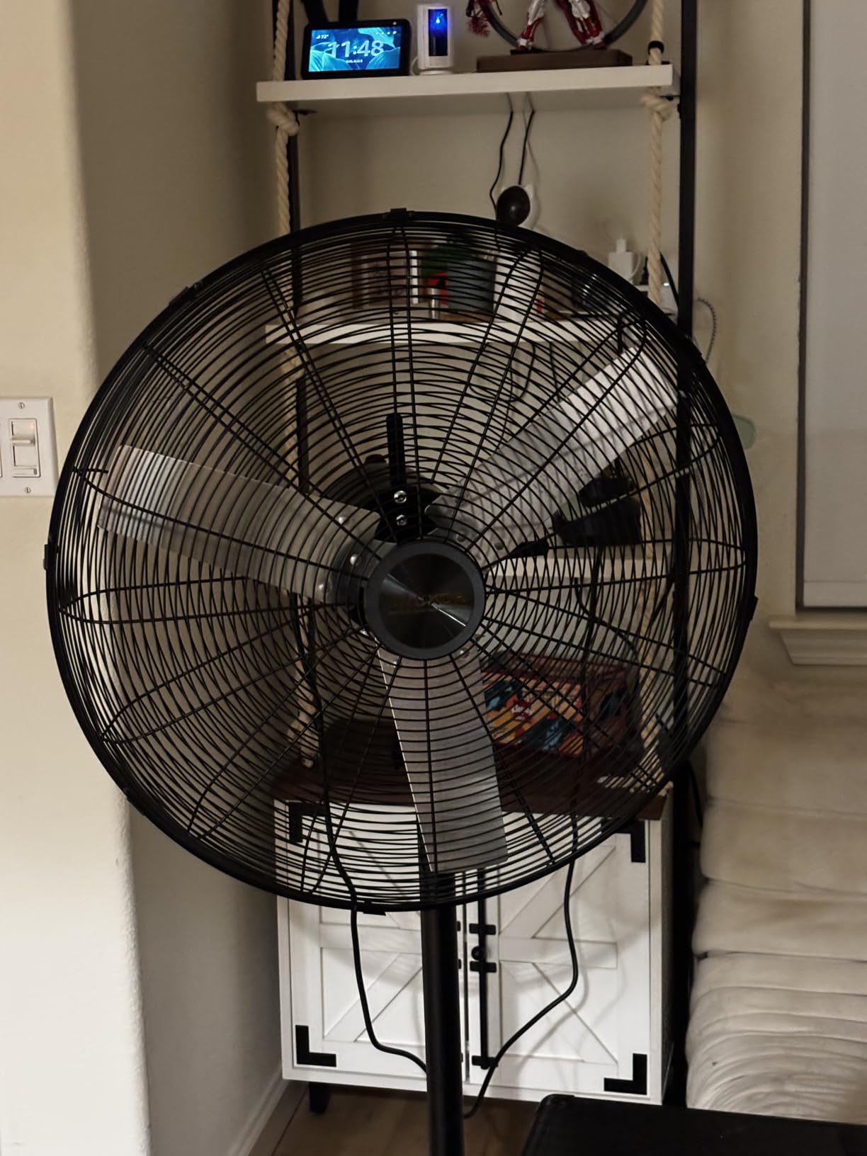 24 Inch High Velocity Industrial Fan, 6500 CFM Fan with Remote customer photo 1