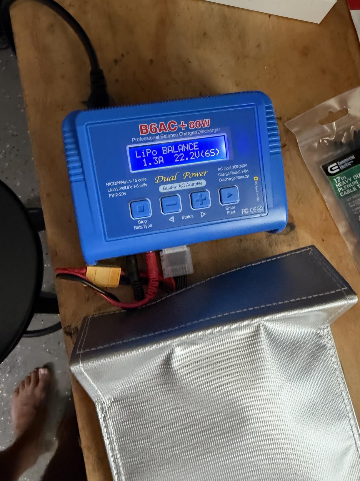 LiPo Charger 80W 6A Fast Balance Battery Chargers for RC Car Boat Drone customer photo 1